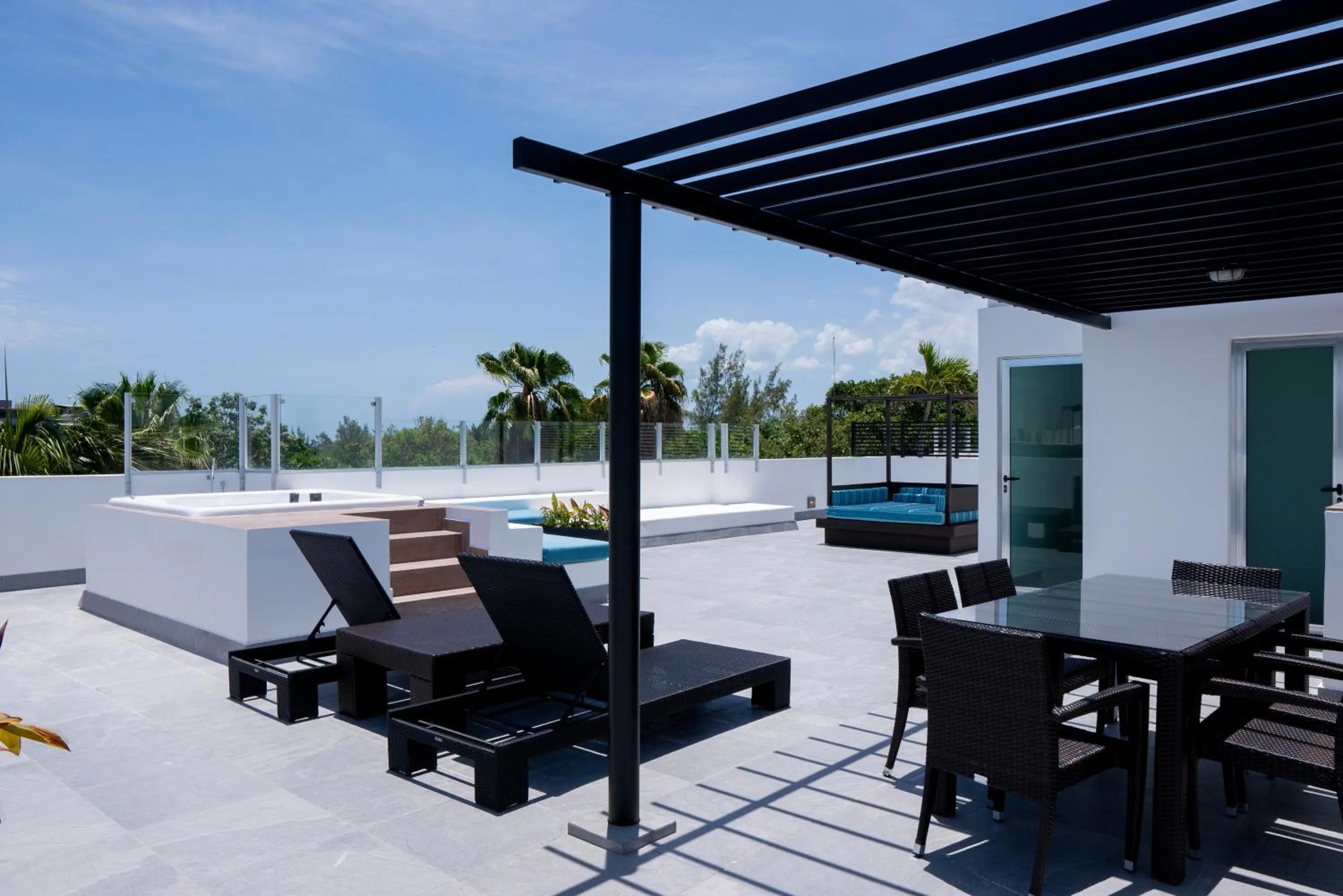 Balcony/Terrace in The Fives Beach Hotel & Residences - All Senses Inclusive