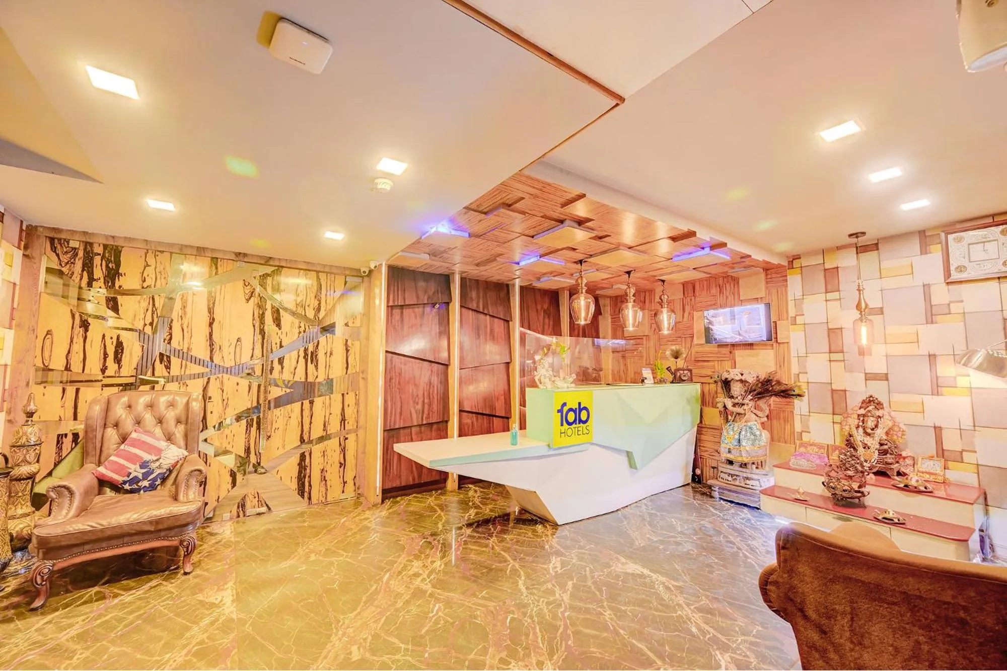 Lobby or reception in FabHotel Prime Middleton - Nr Niladri Vihar Square