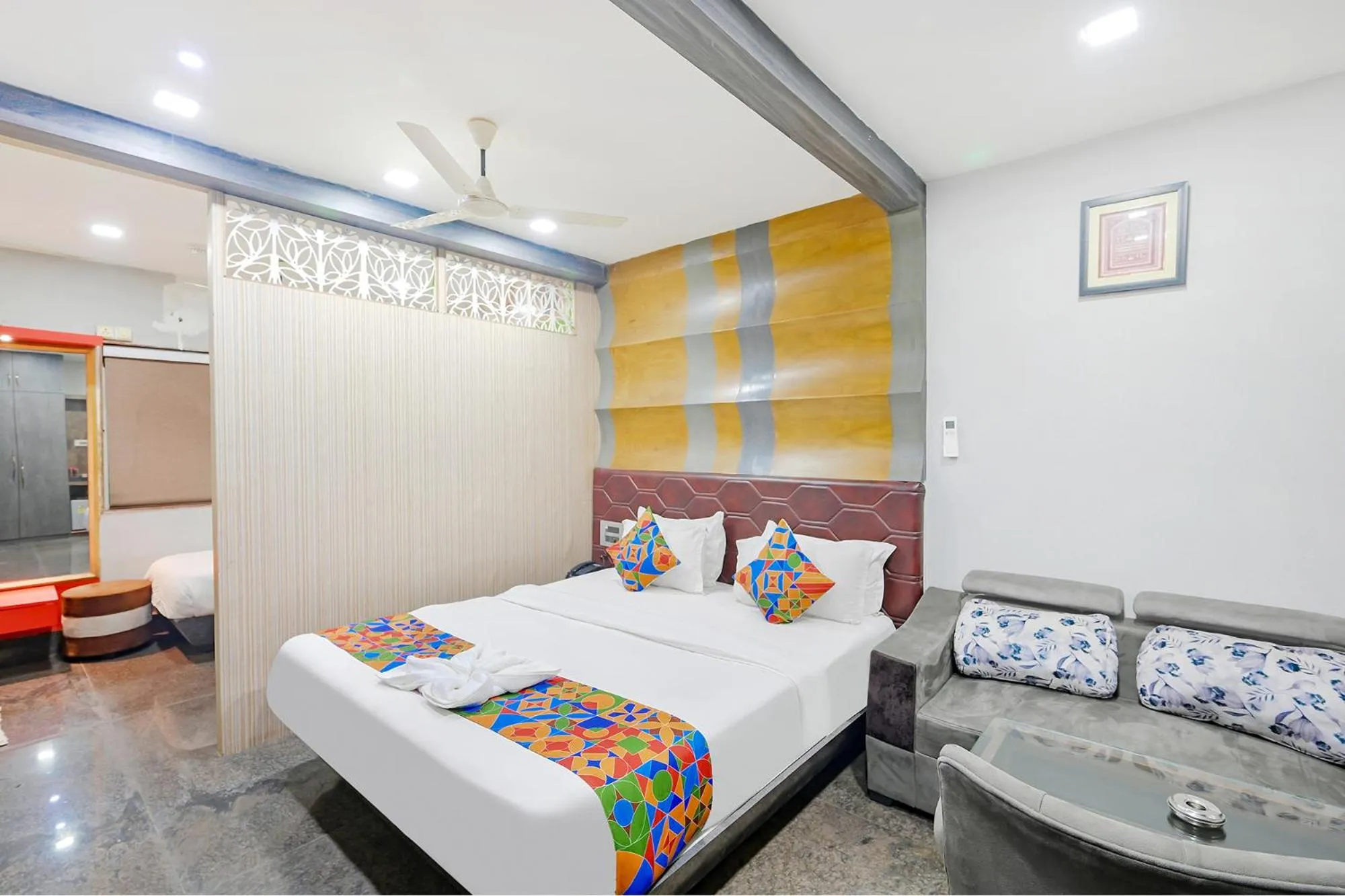 Bed in FabHotel Prime Middleton - Nr Niladri Vihar Square