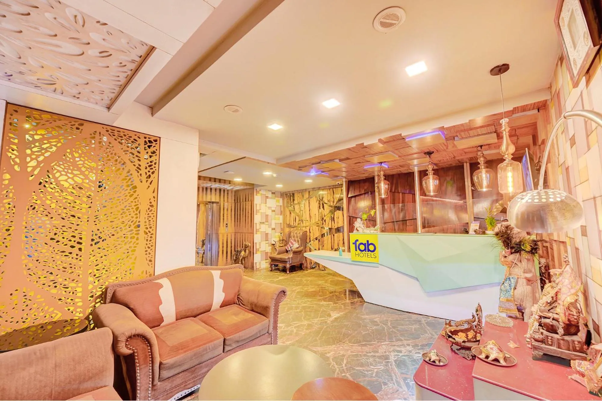 Lobby or reception in FabHotel Prime Middleton - Nr Niladri Vihar Square