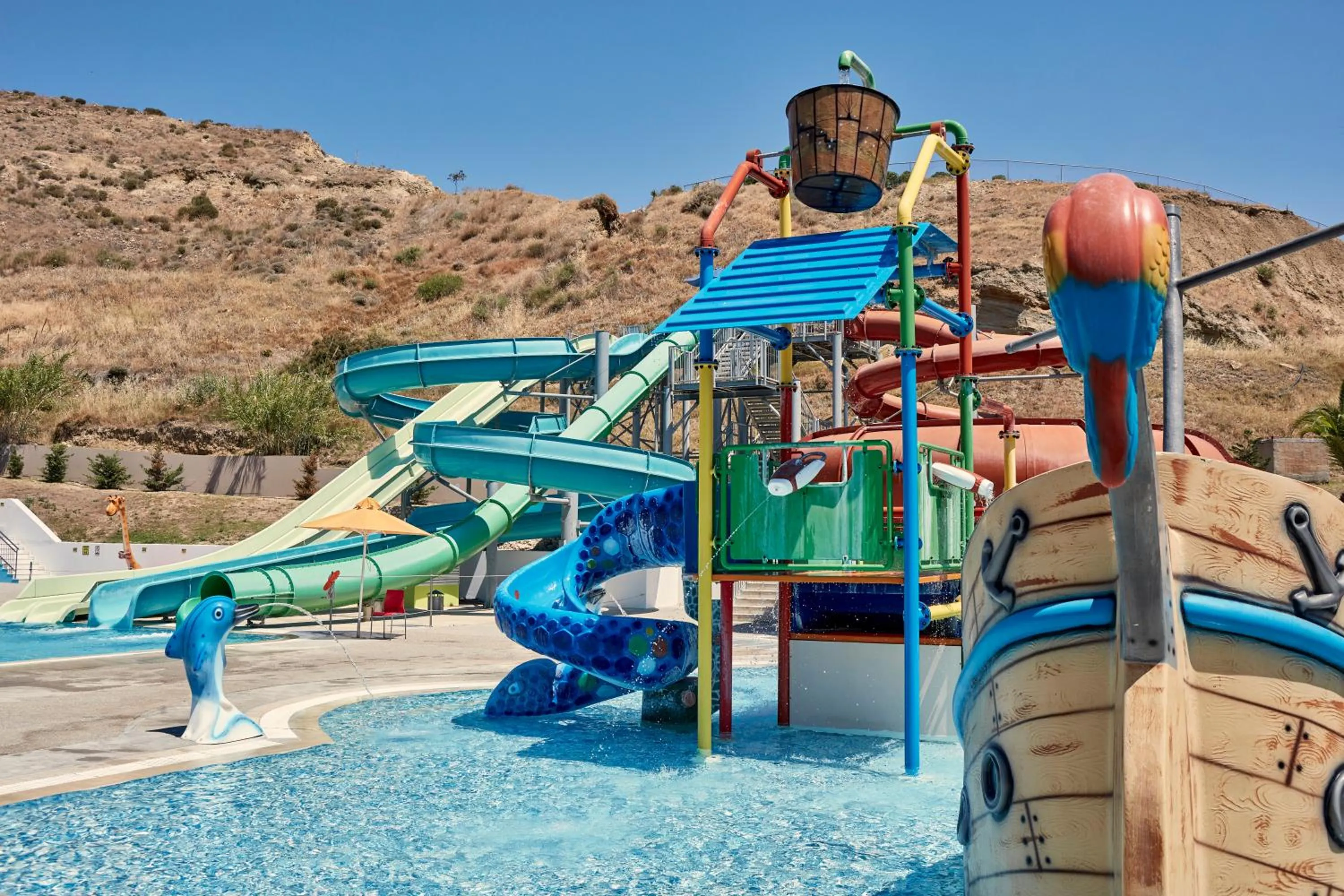 Aqua park in Atlantica Mikri Poli Kos