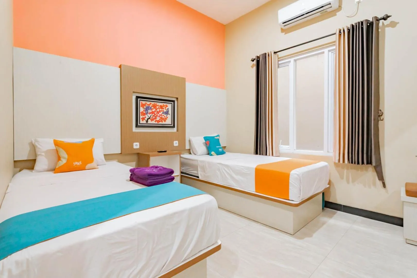 Bedroom, Bed in Sans Hotel Budaya Cirebon
