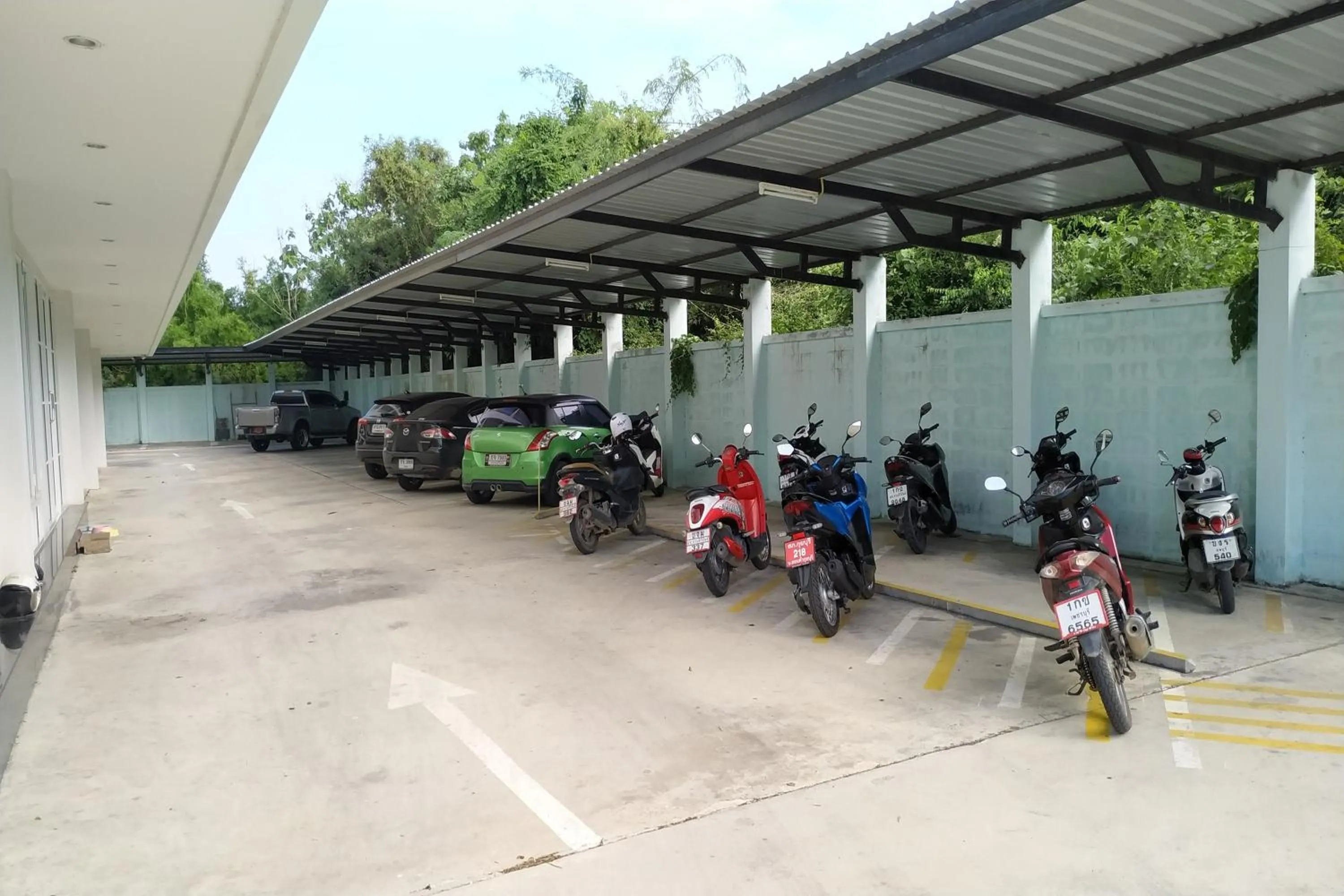 Parking in The Base Hua Hin
