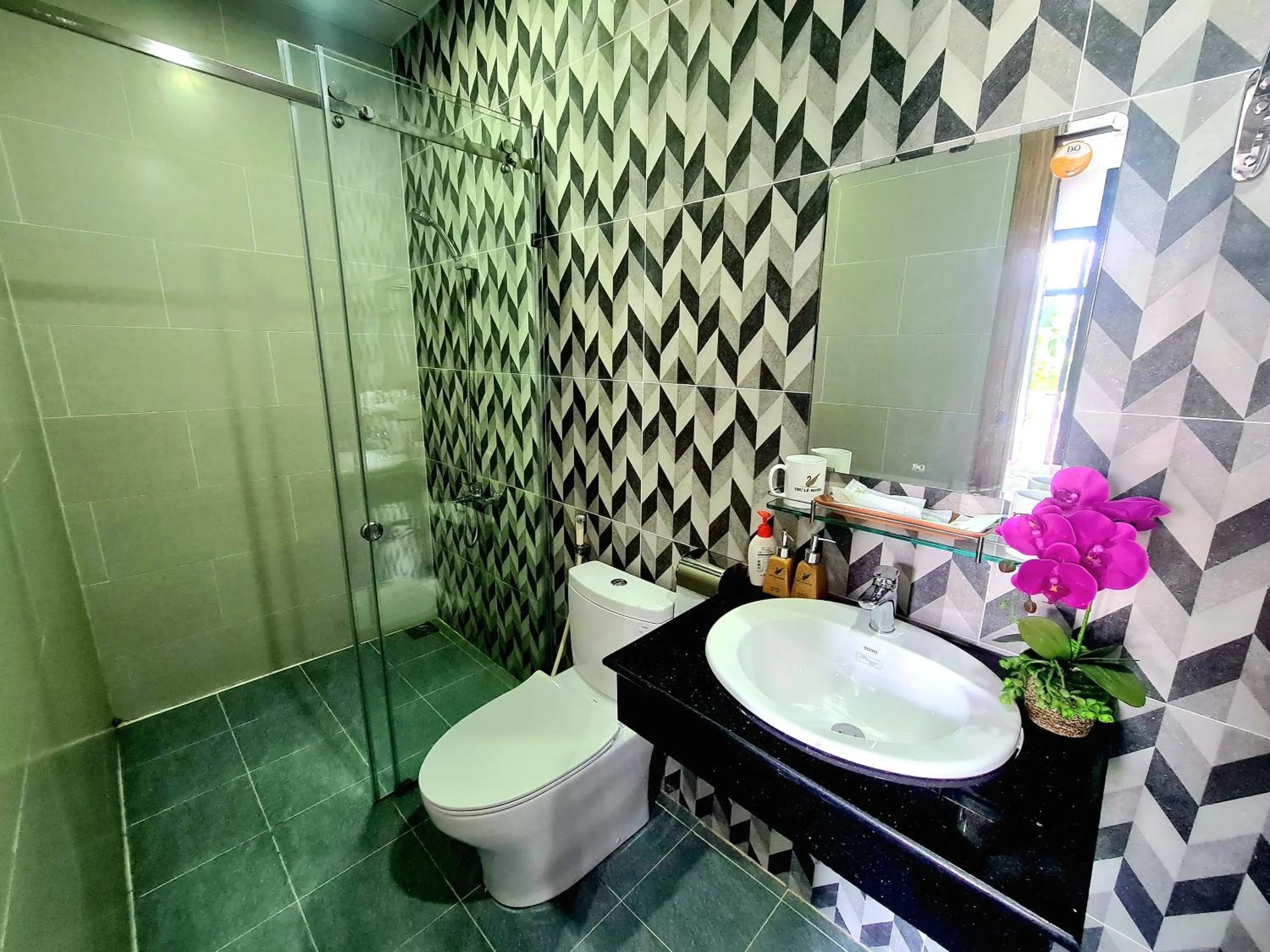 Shower in THƯ LÊ Hotel