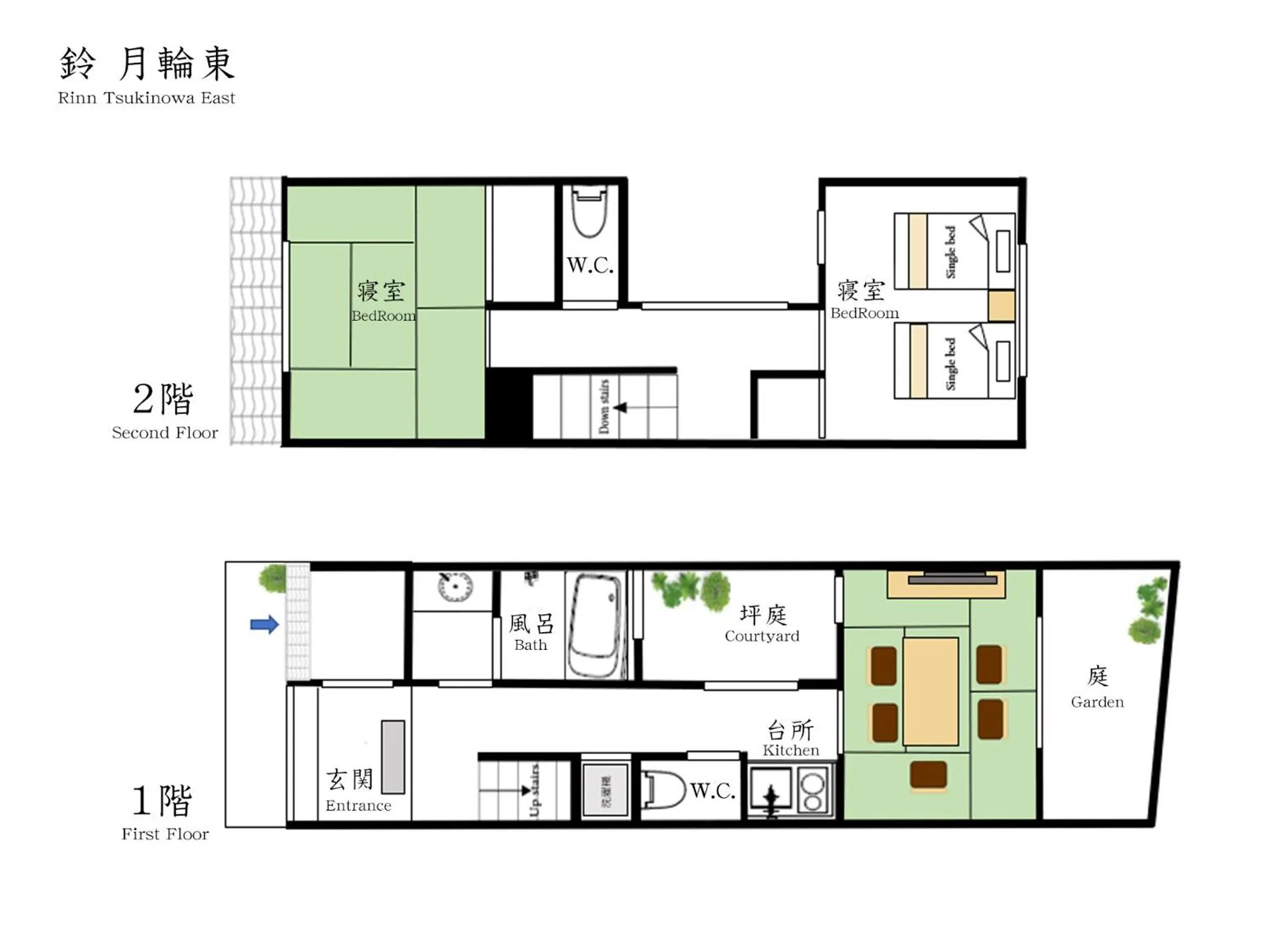 Photo of the whole room in Rinn Tsukinowa