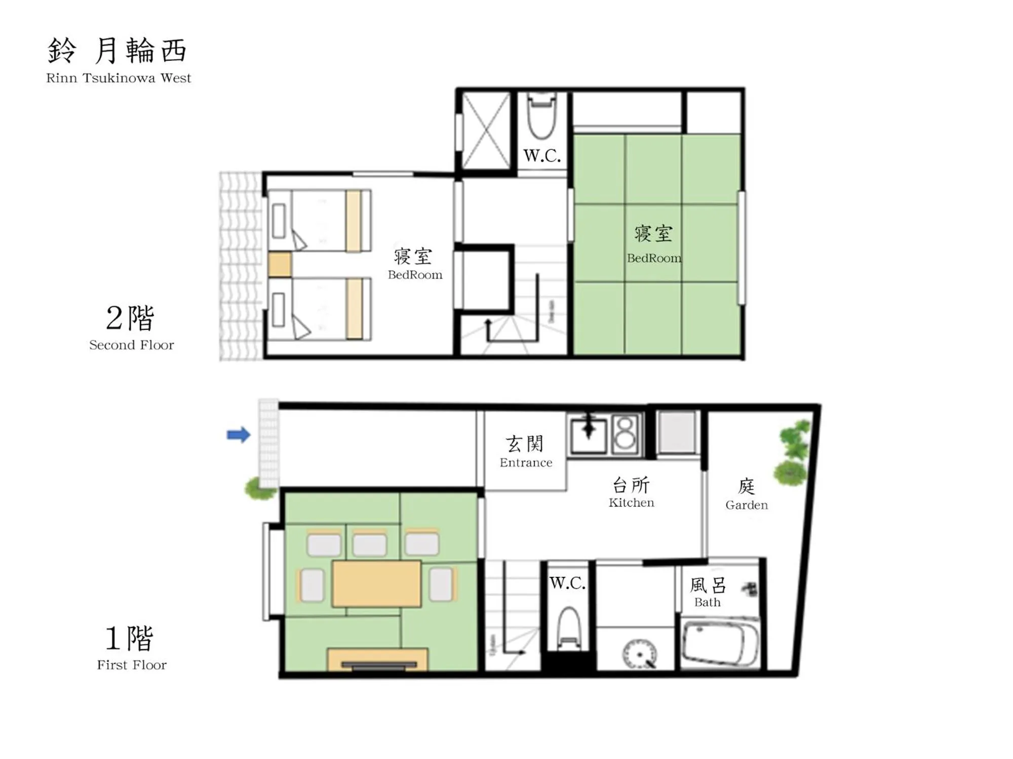 Photo of the whole room in Rinn Tsukinowa