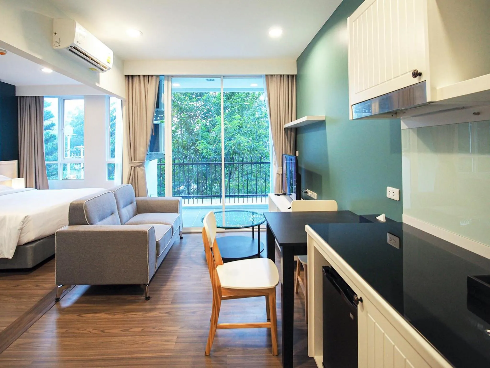 Seating area, Bed in Fortune Courtyard Khao Yai Hotel Official