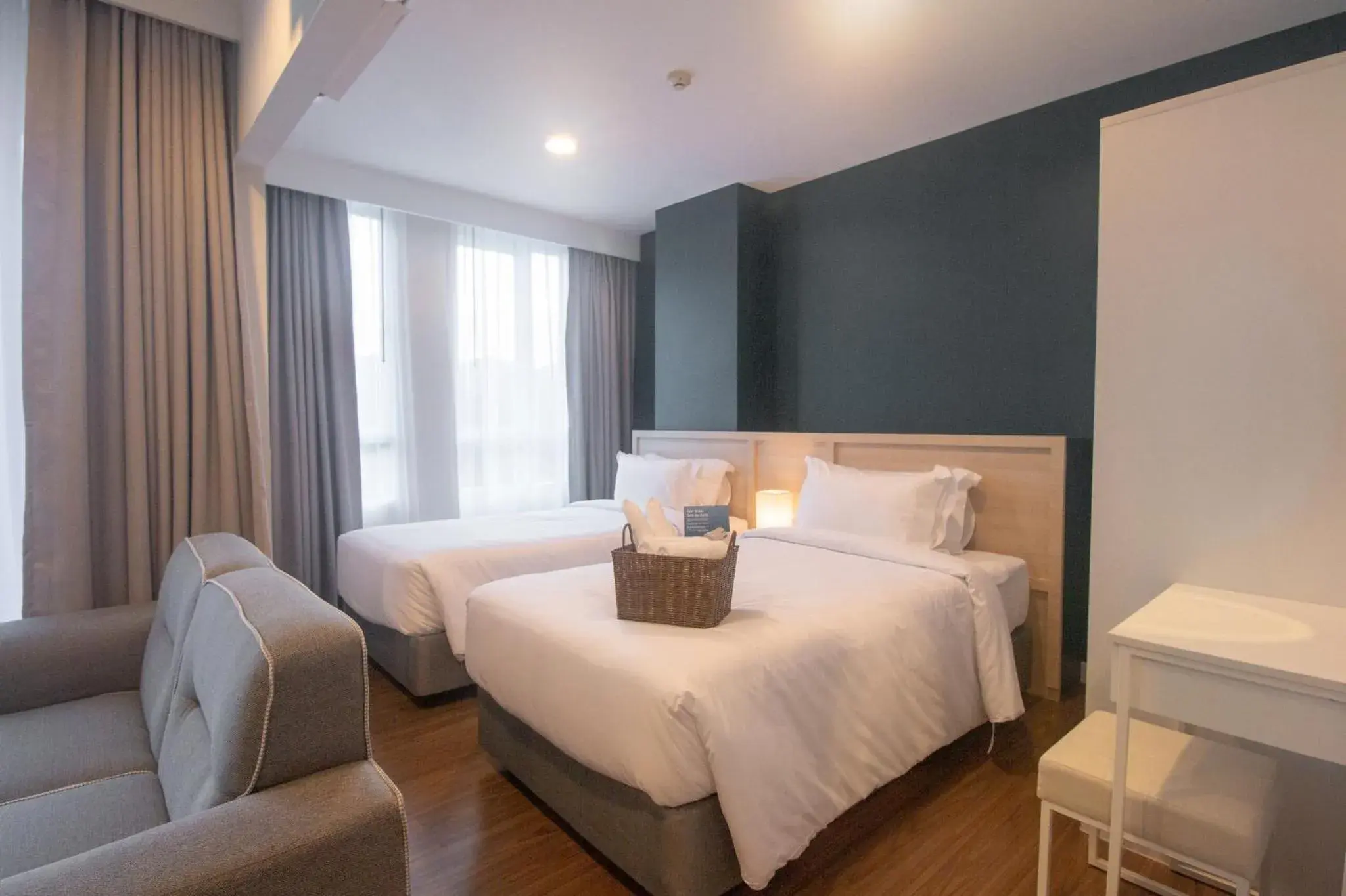 Classic Twin Bed in Fortune Courtyard Khao Yai Hotel Official Classic Twin Bed in Fortune Courtyard Khao Yai Hotel Official