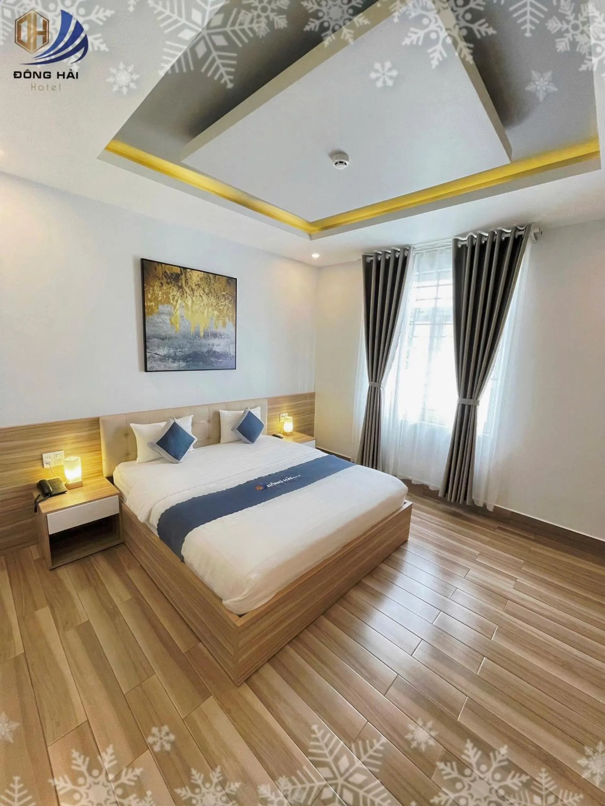 Bedroom, Bed in Dong Hai Hotel _ Rach Gia