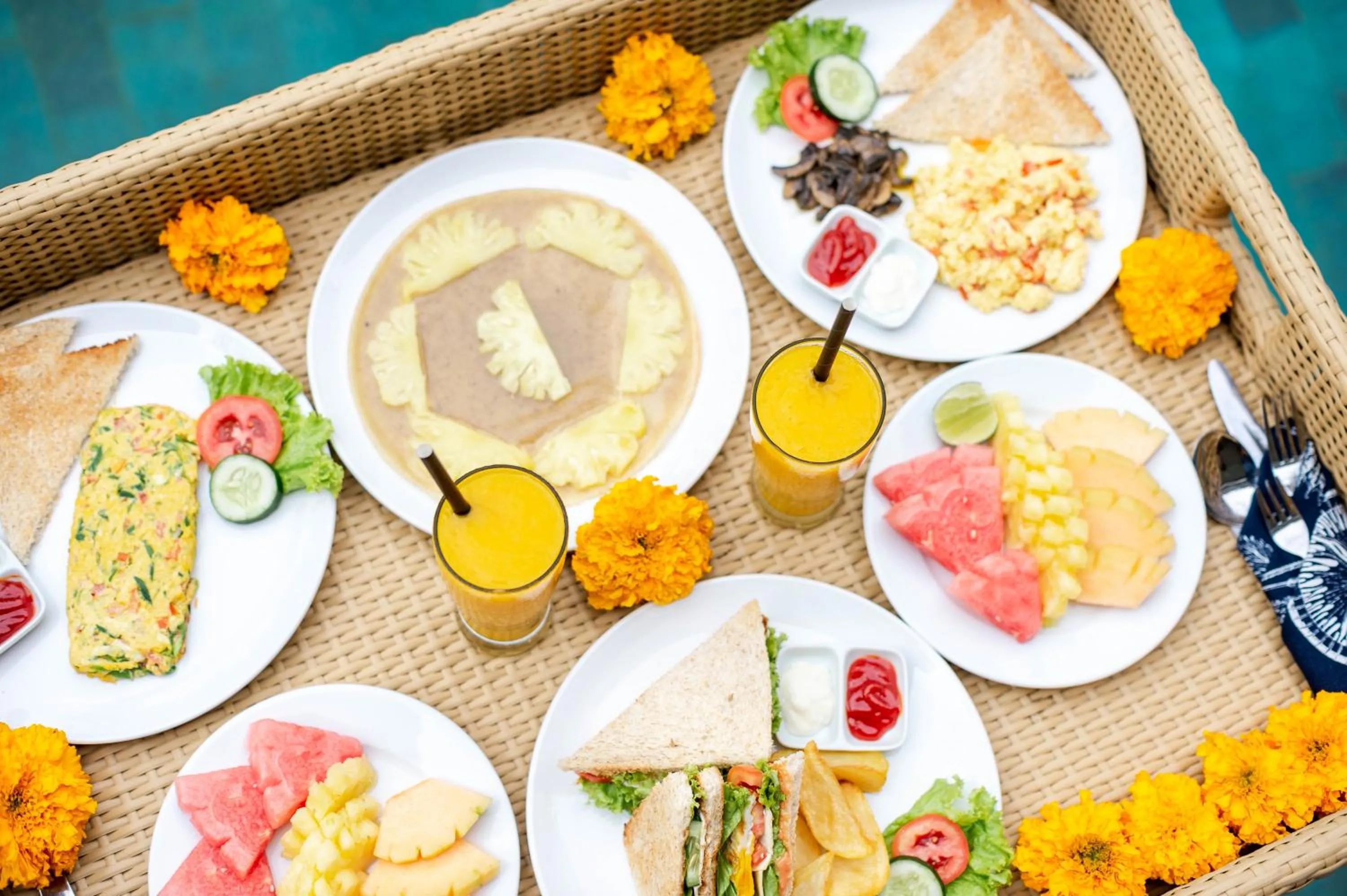 Breakfast in Villa Semujan Ubud