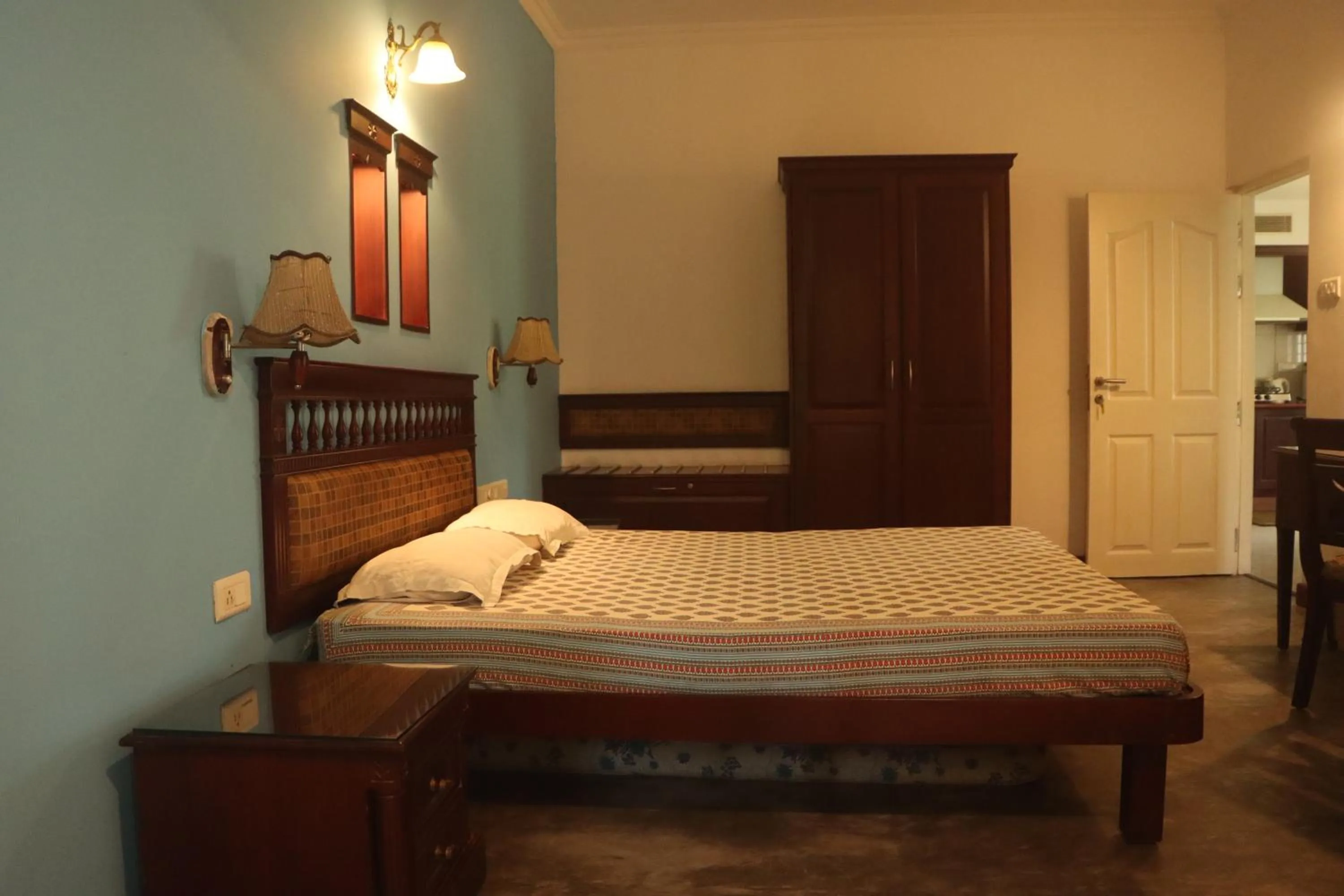 Bed in Fortbeach Service Apartments