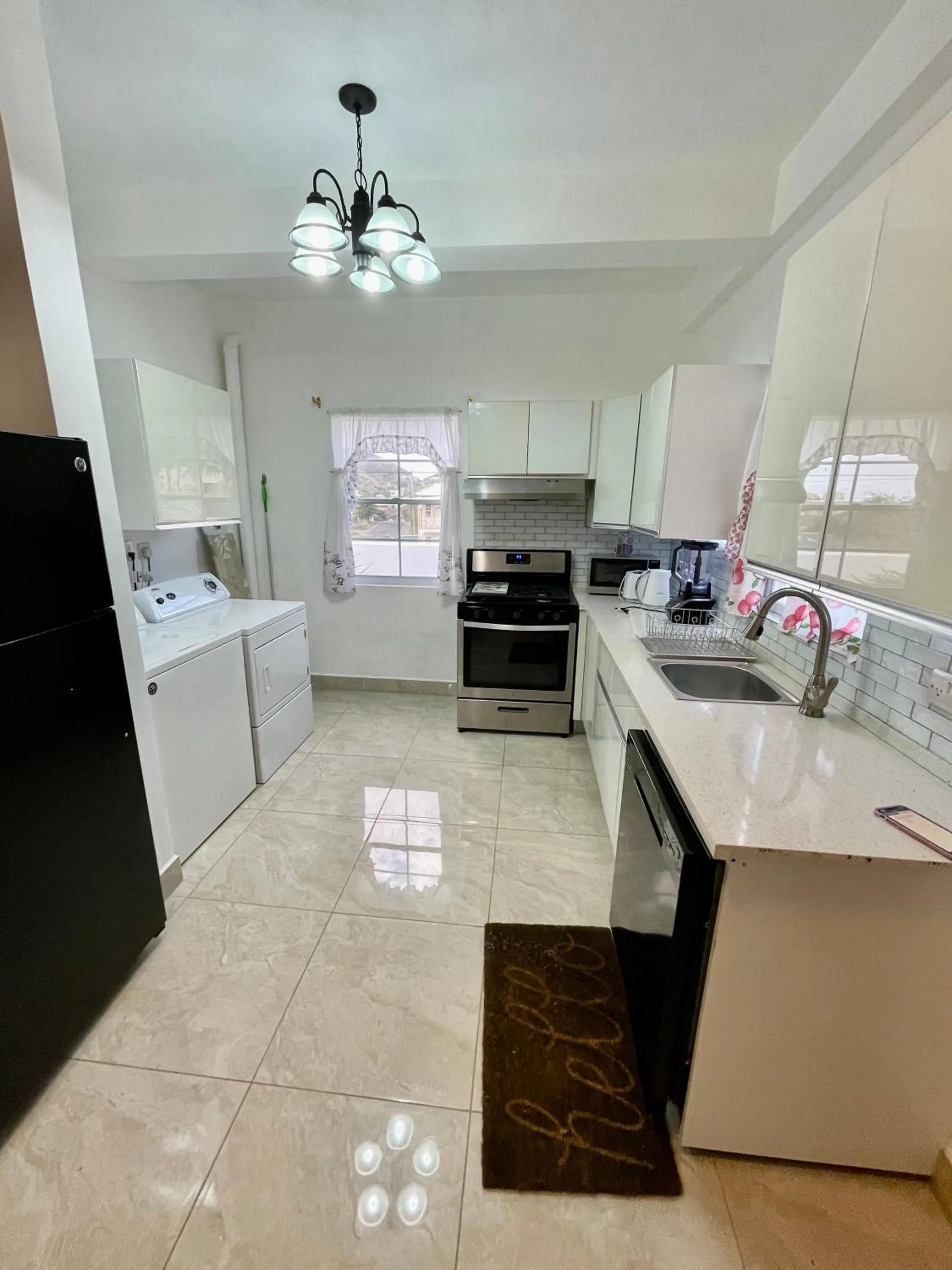 Kitchen or kitchenette in Blue Star Apartments & Hotel