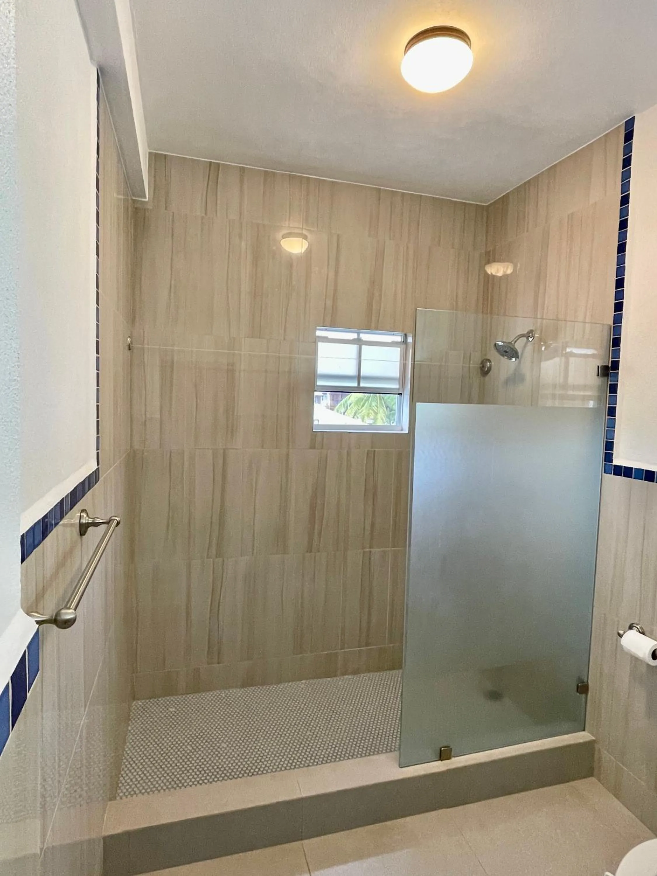 Shower in Blue Star Apartments & Hotel