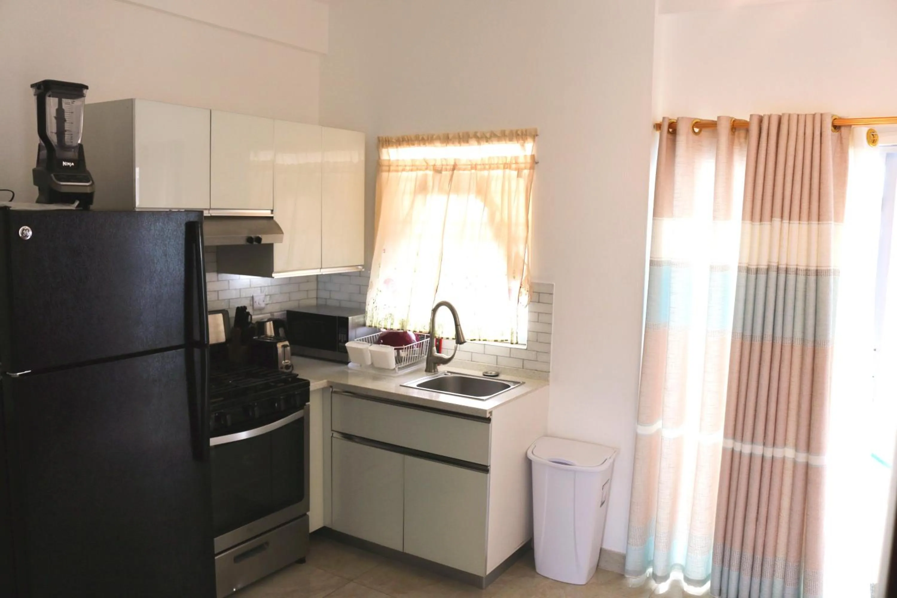 Kitchen or kitchenette in Blue Star Apartments & Hotel