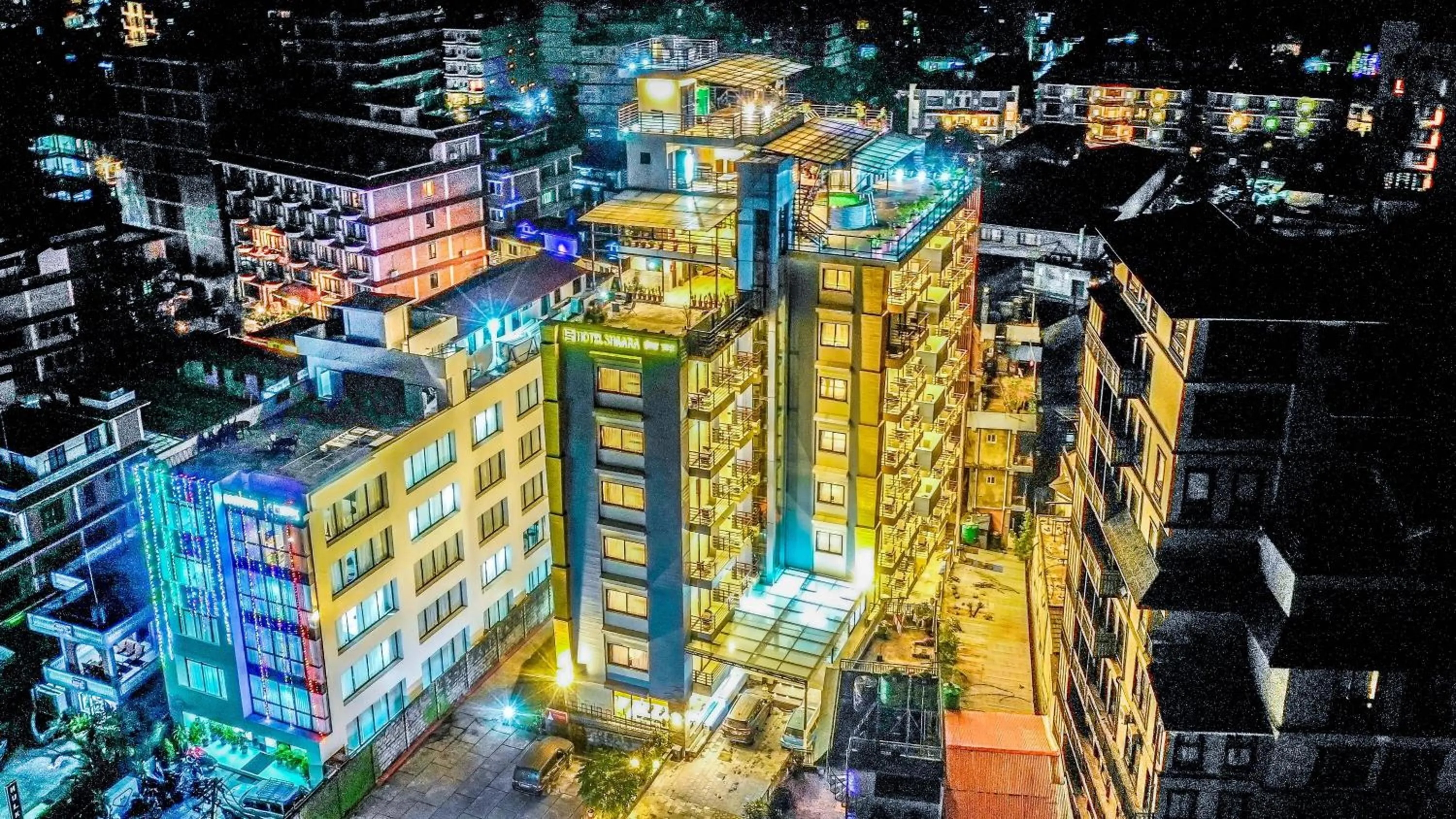 Bird's eye view in Hotel Shaara