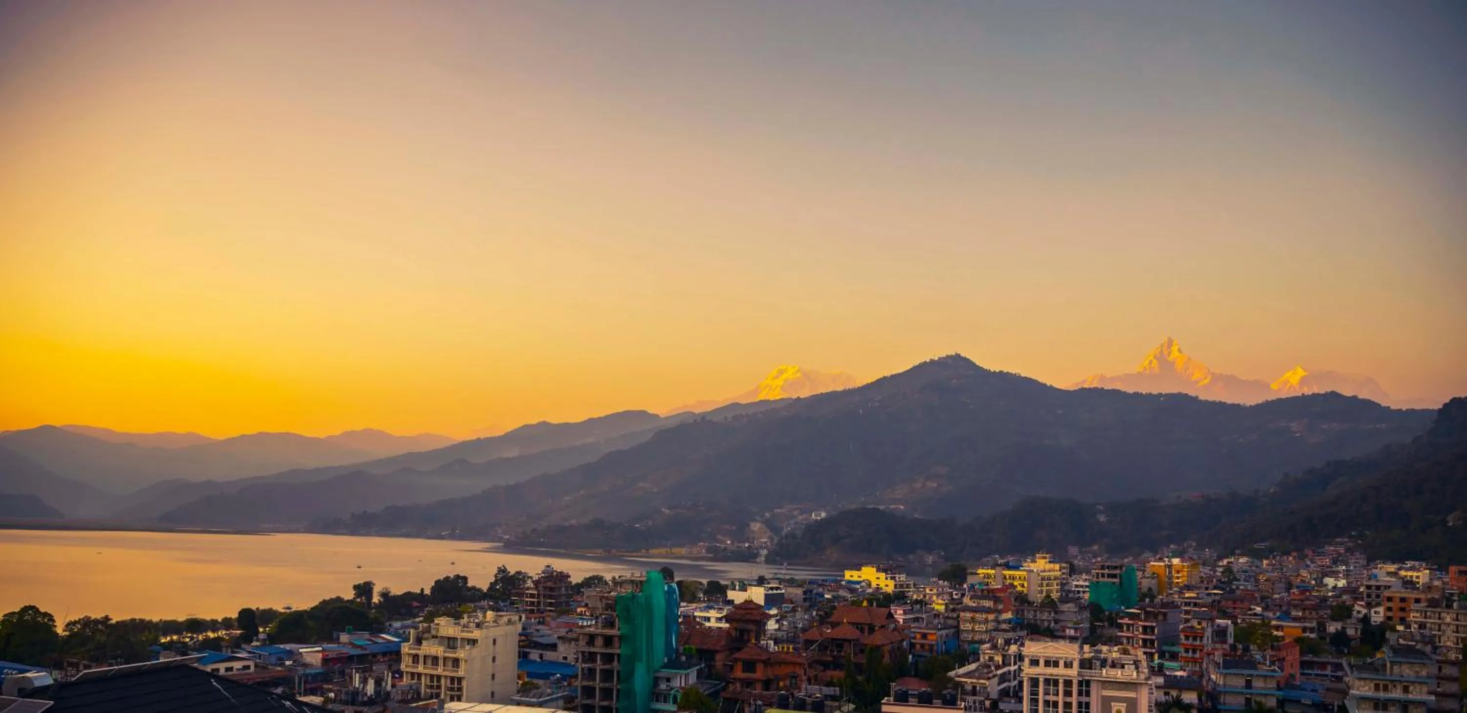 Lake view in Hotel Shaara