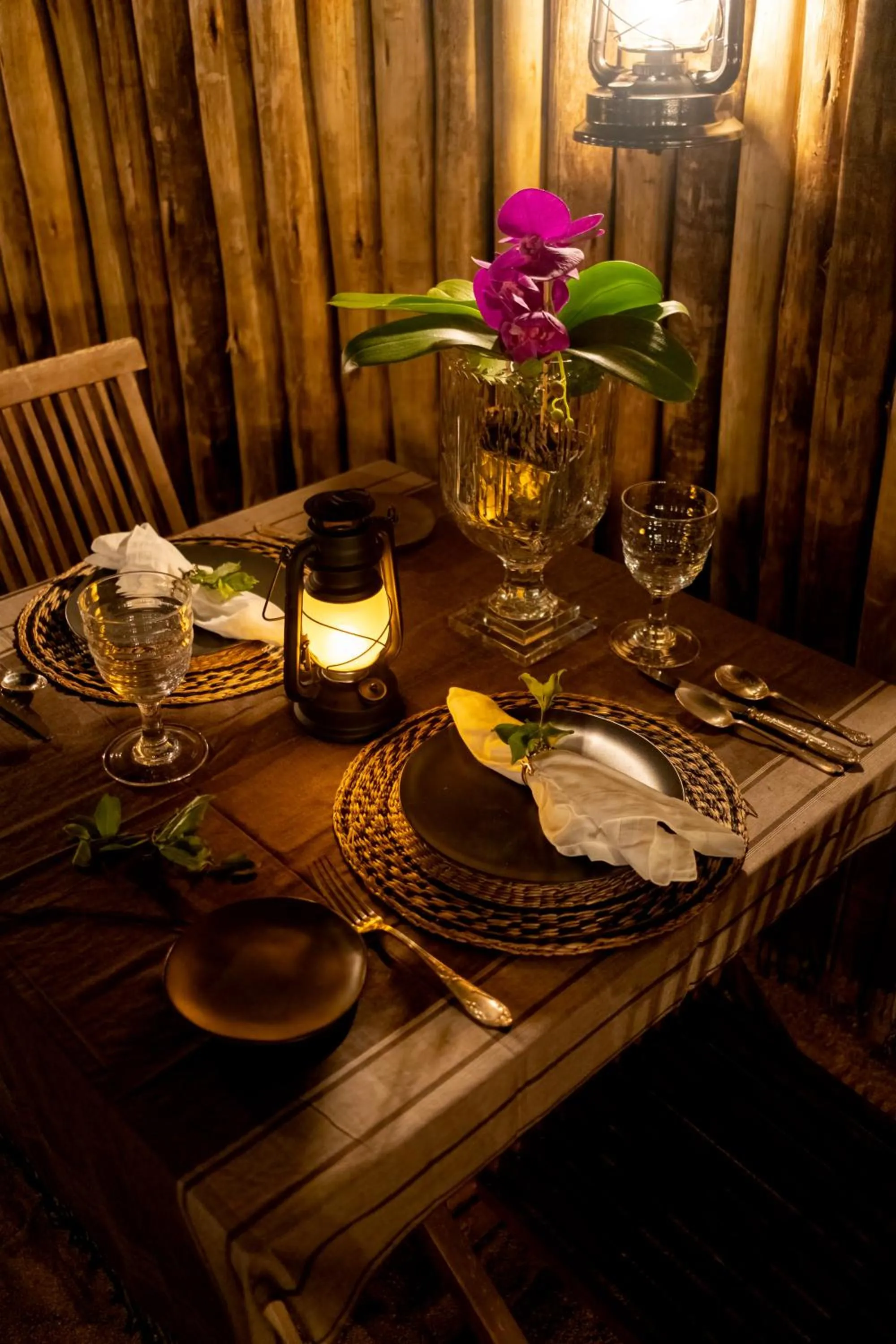 Dinner in Safari Moon Luxury Bush Lodge