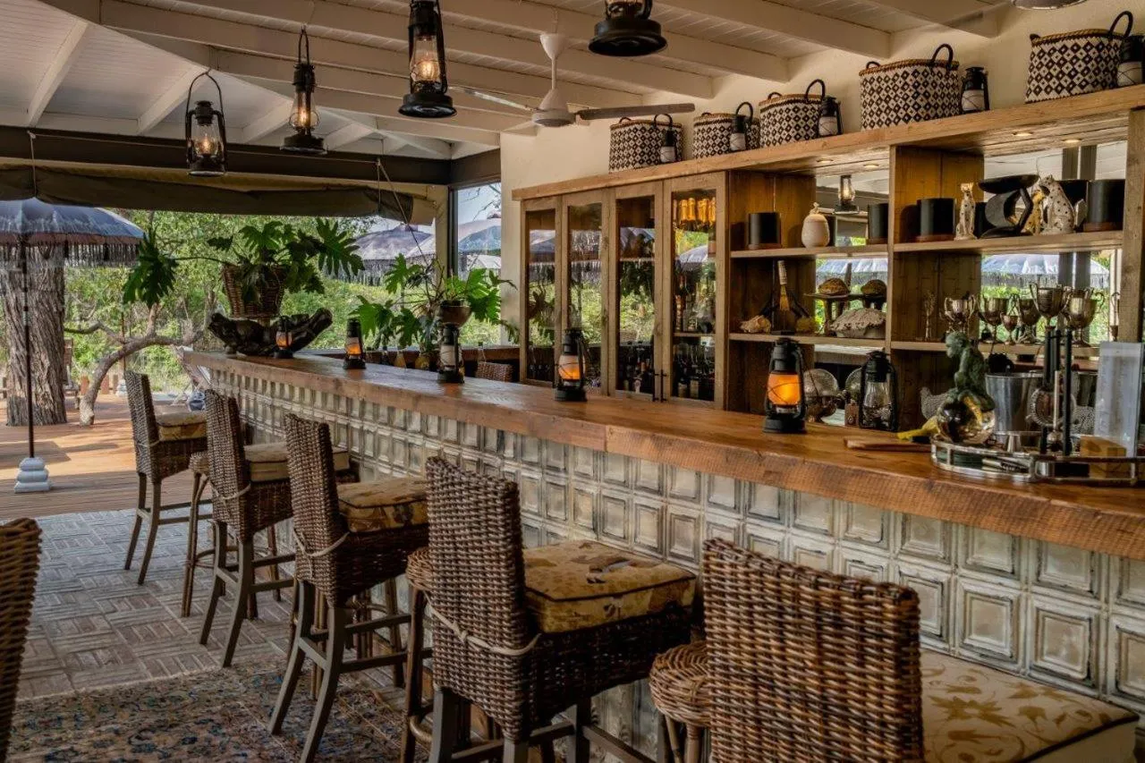 Lounge or bar in Safari Moon Luxury Bush Lodge
