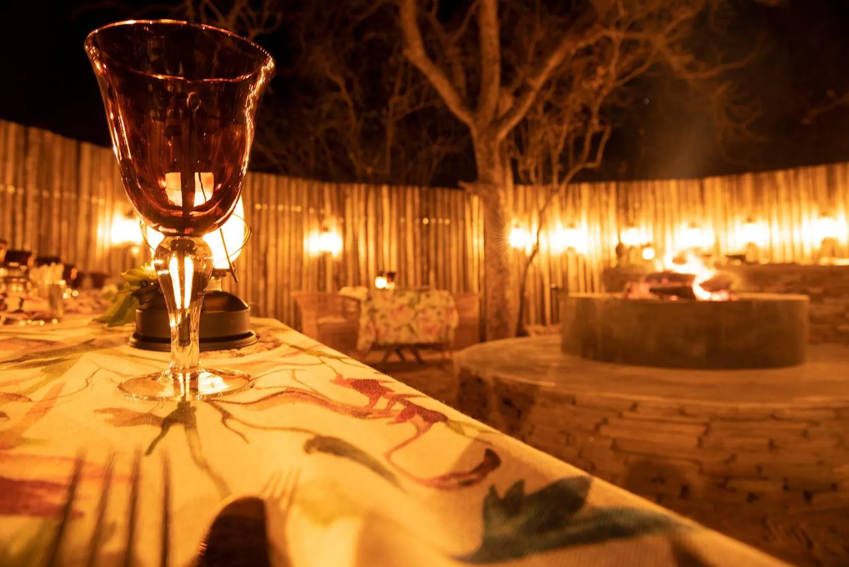 BBQ facilities in Safari Moon Luxury Bush Lodge