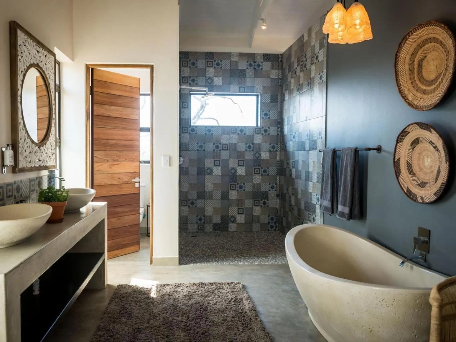 Bathroom in Safari Moon Luxury Bush Lodge