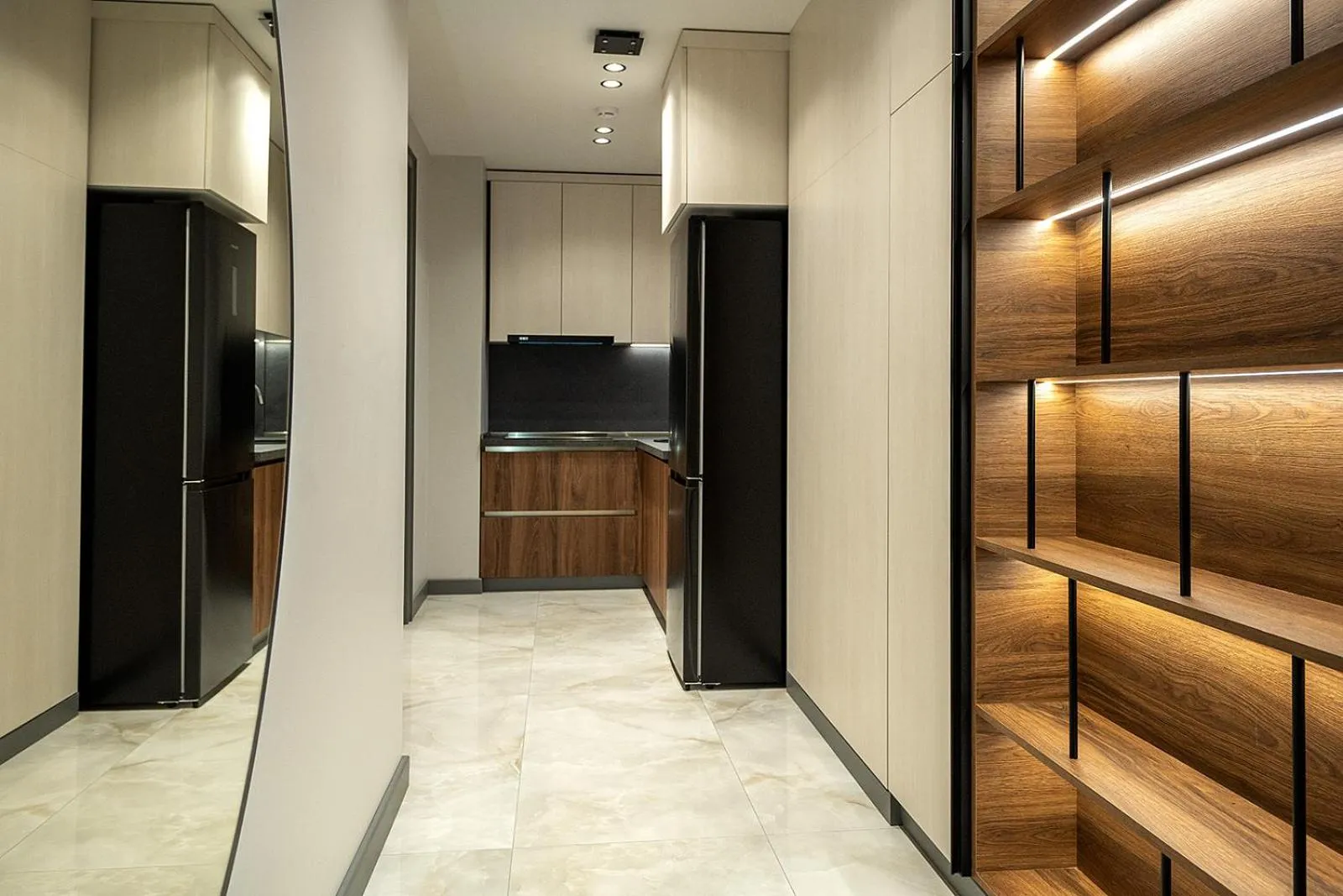 kitchen in Hilltop North Avenue by Stellar Hotels, Yerevan