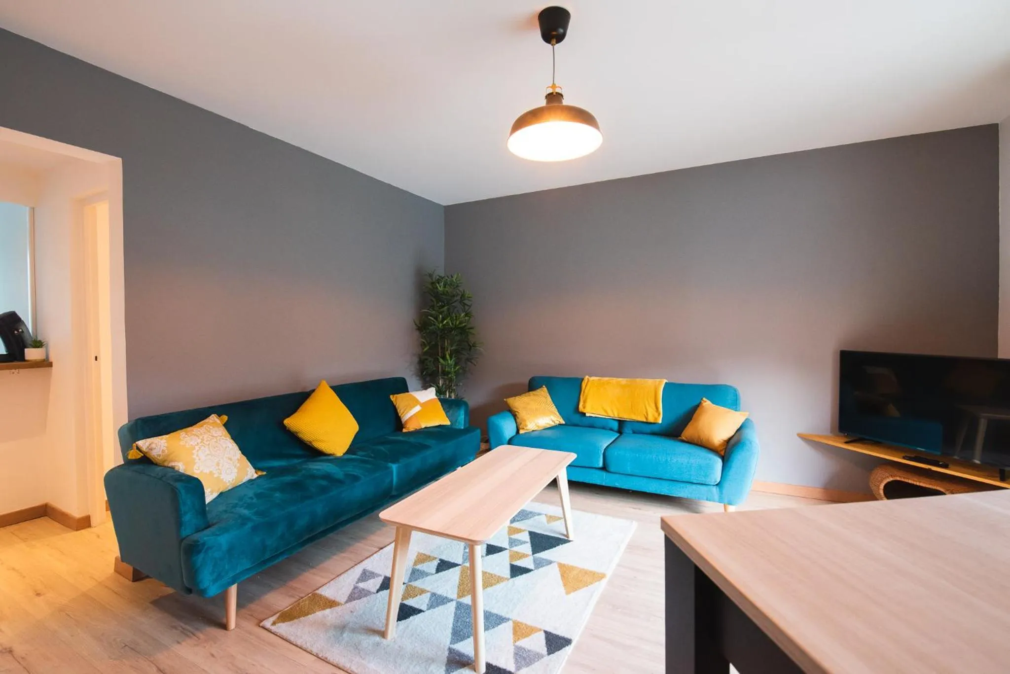 Living room in Les chambres du Vercors - Parking Free Fibre Netflix