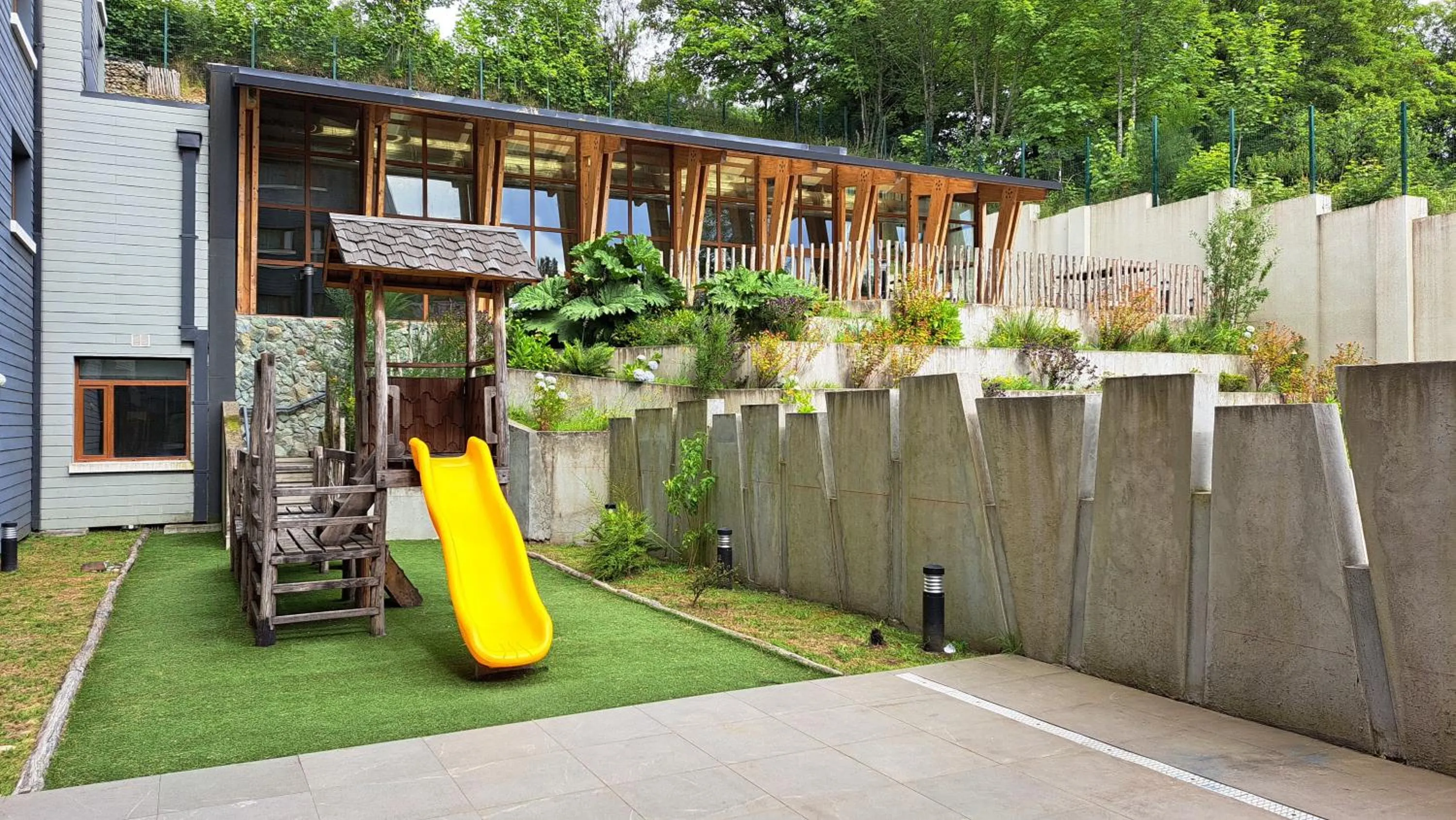 Children play ground in Hotel Diego de Almagro Castro
