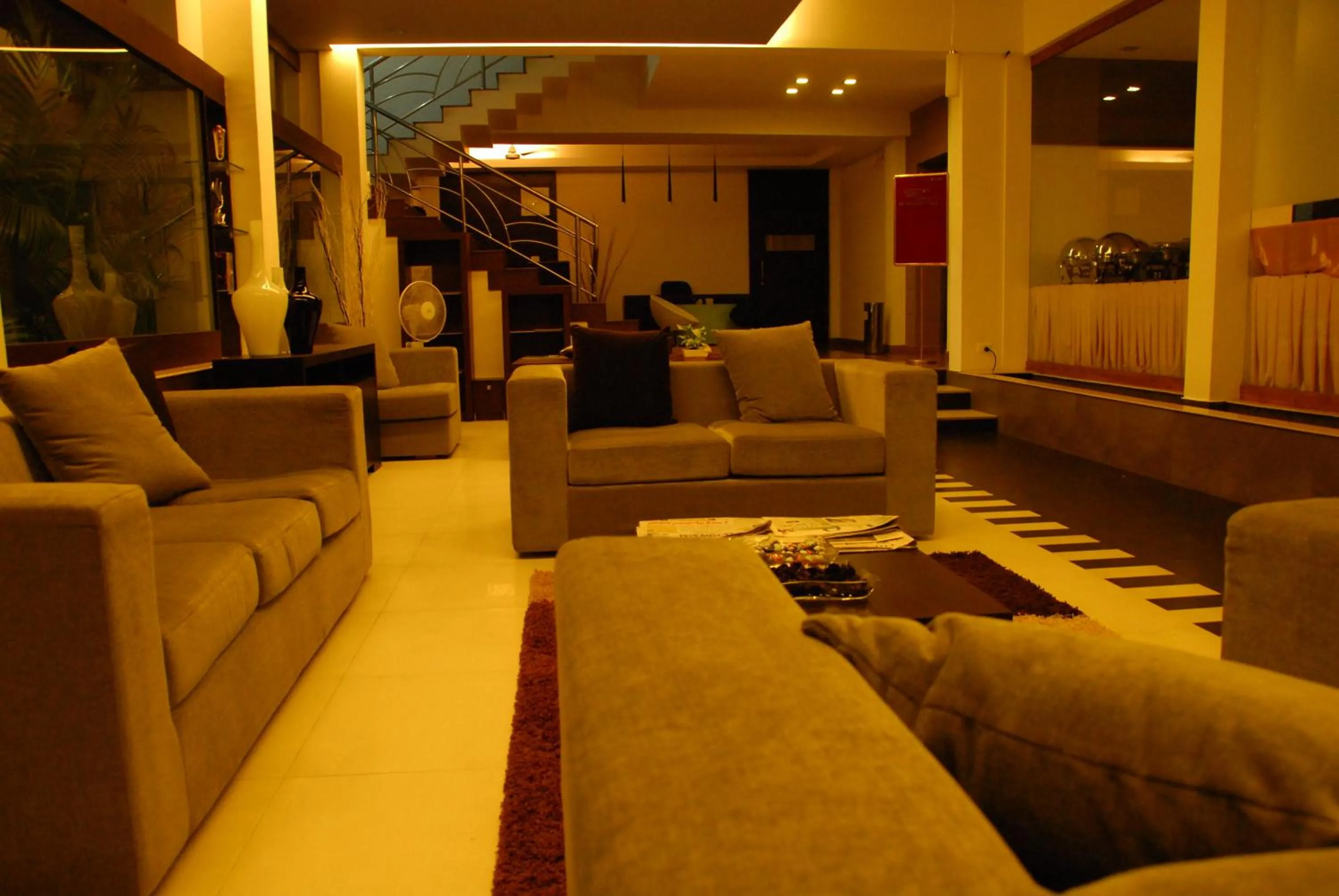 Lobby or reception in Sayoojyam Residency
