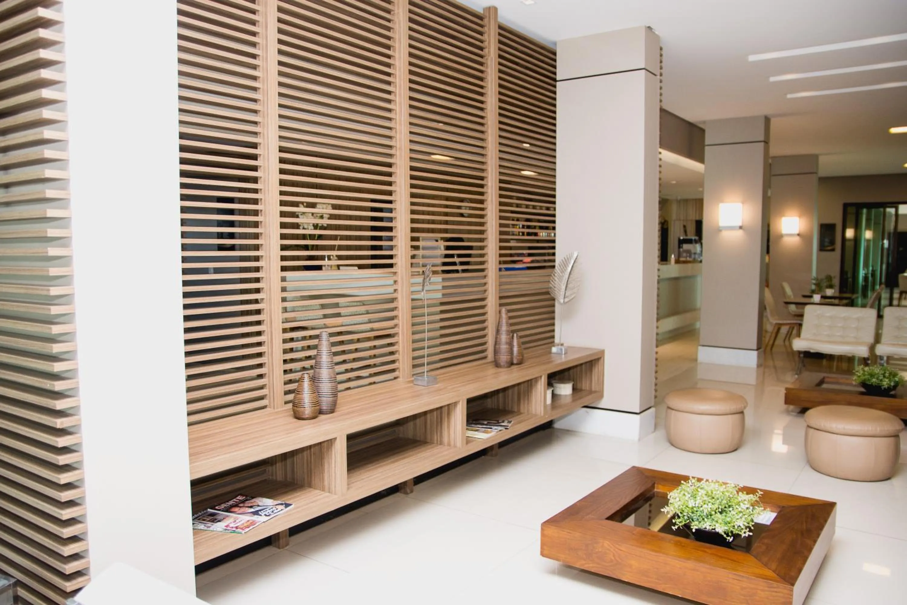 Lobby or reception in Class Hotel Pouso Alegre