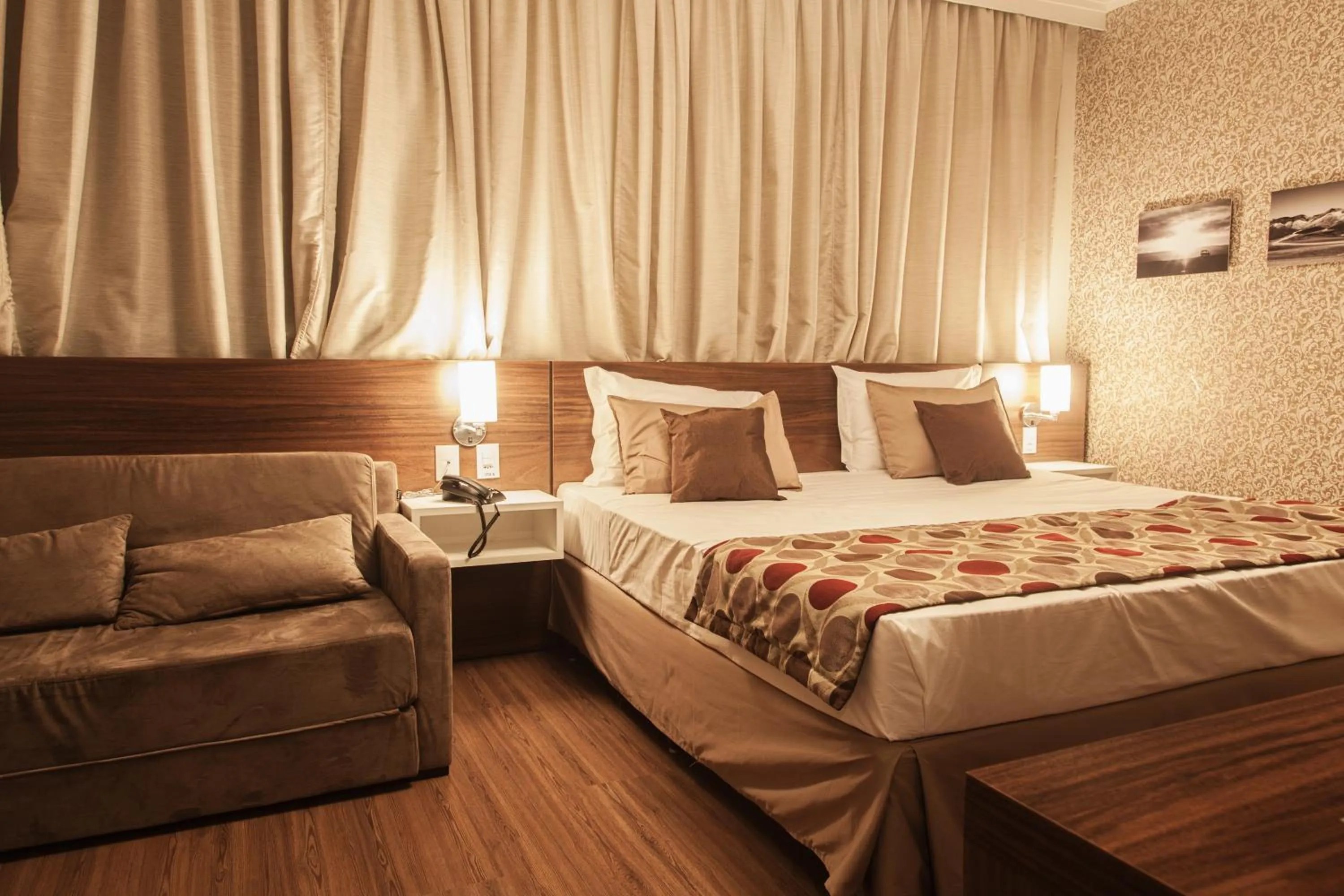 Bed in Class Hotel Pouso Alegre