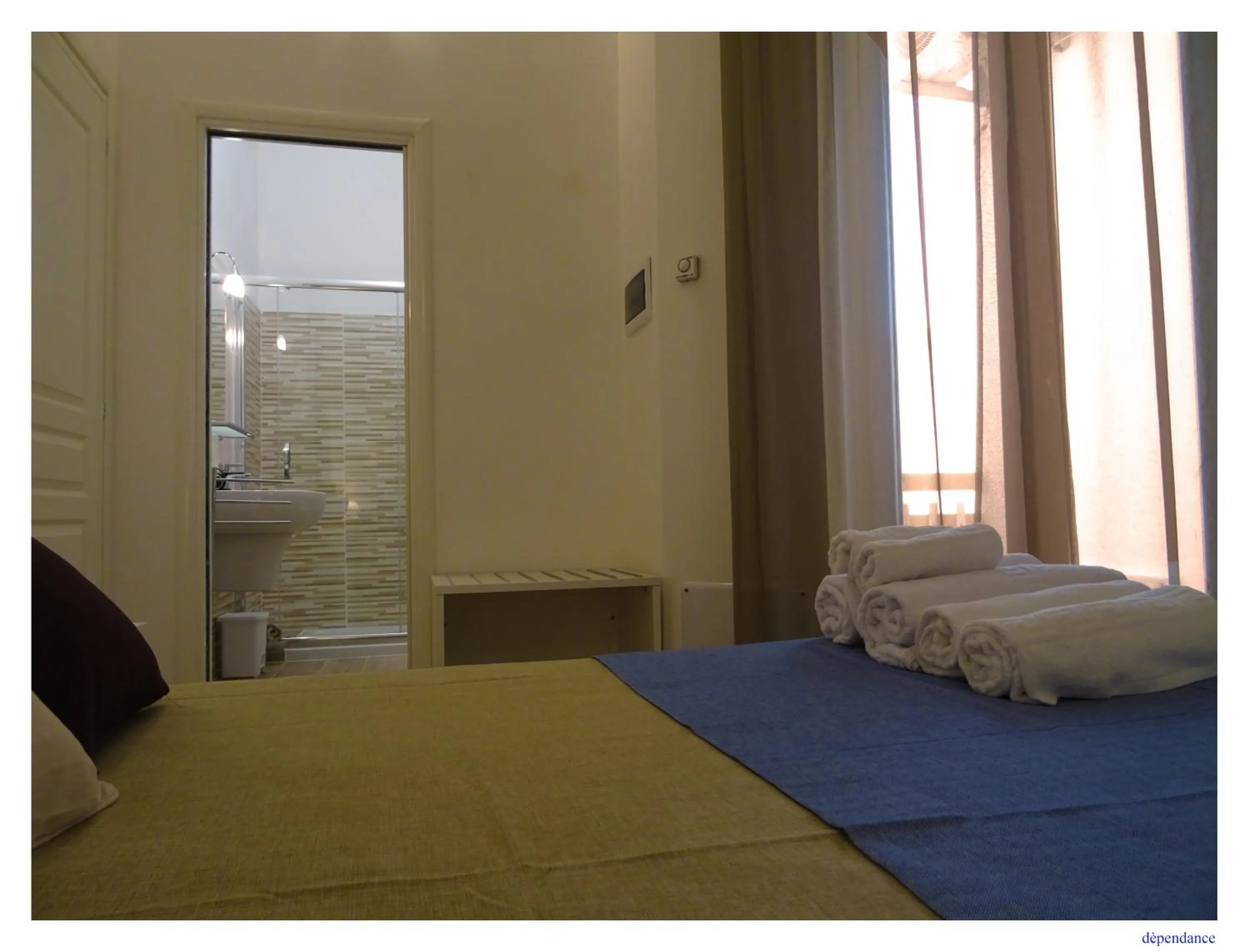 Bed in Faro Bianco Gallipoli Dependance