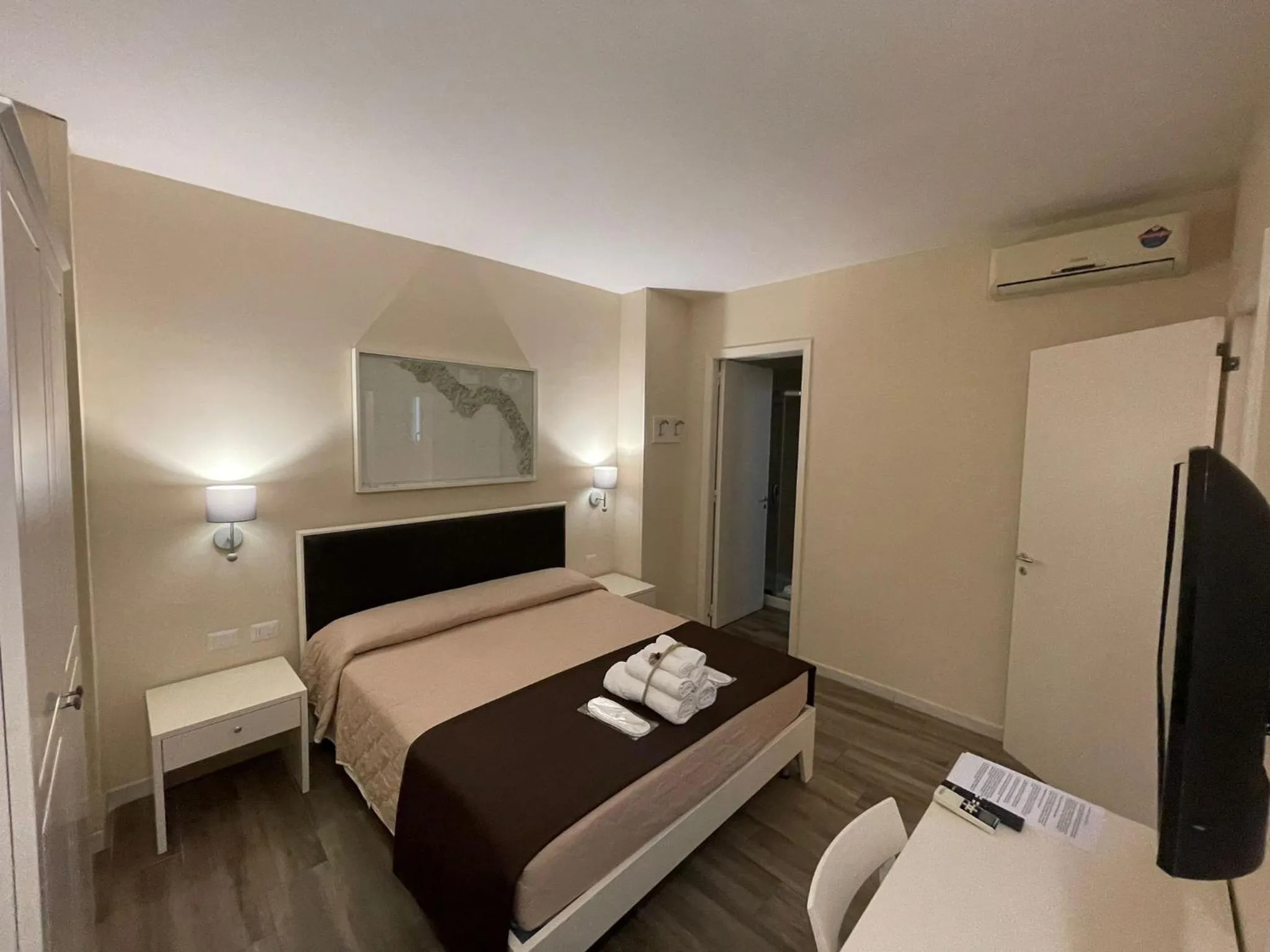 Bed in Faro Bianco Gallipoli Dependance