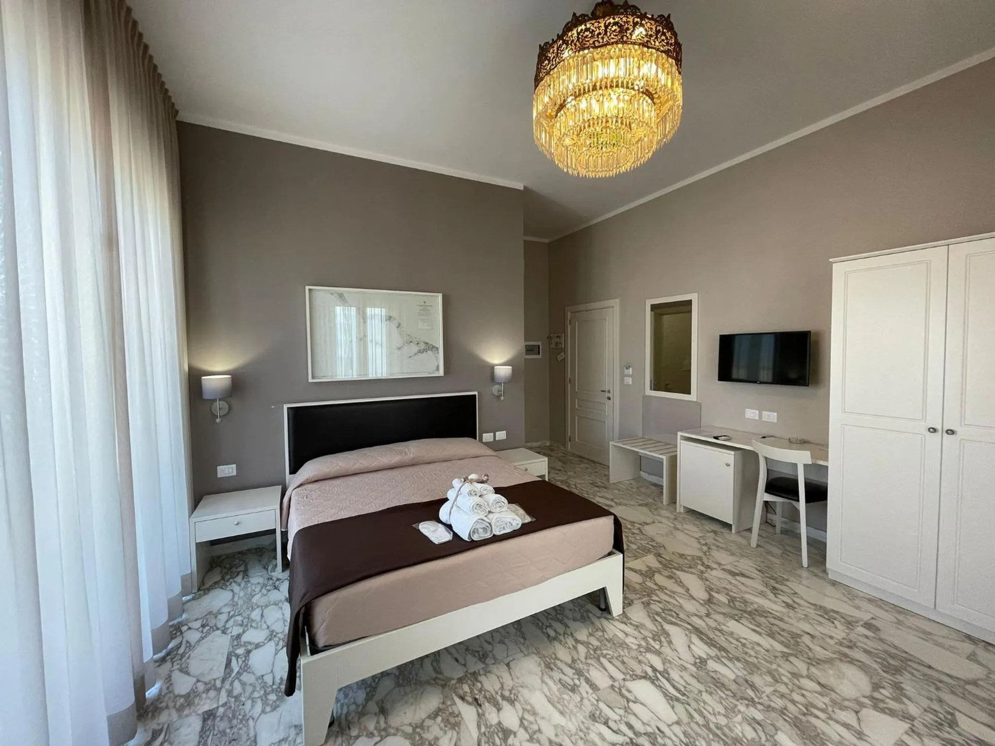 Bed in Faro Bianco Gallipoli Dependance