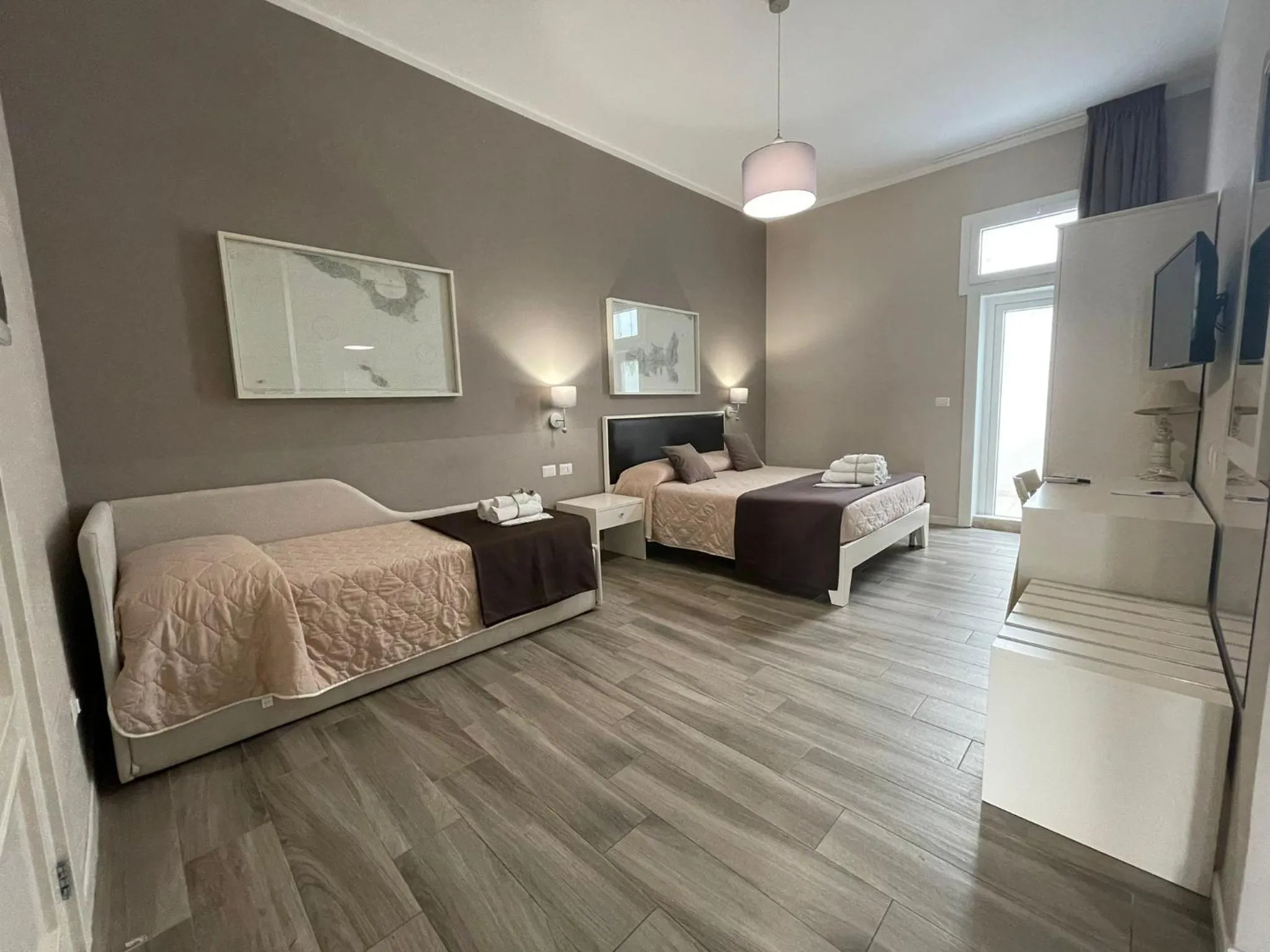 Bed in Faro Bianco Gallipoli Dependance