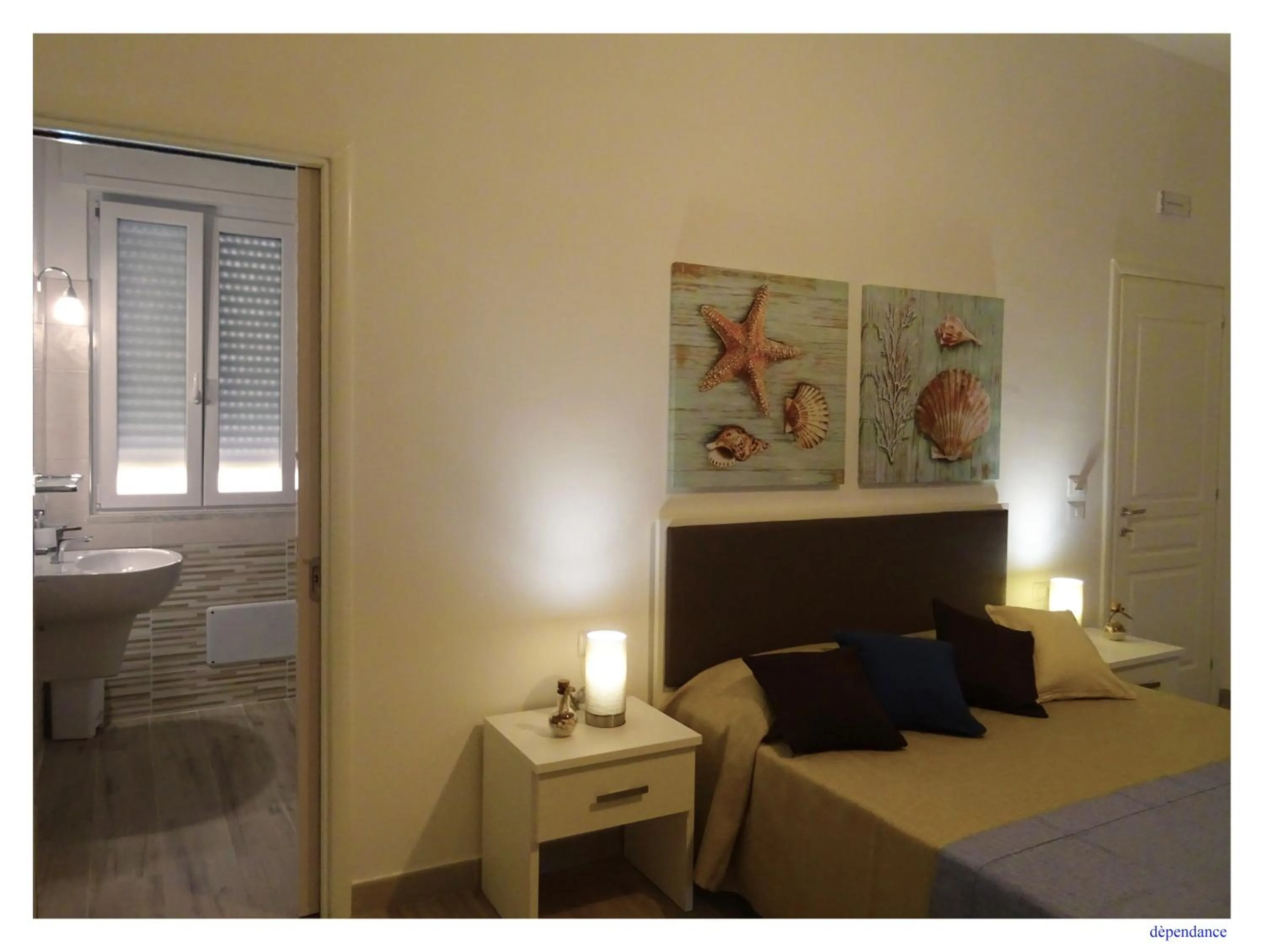 Bed in Faro Bianco Gallipoli Dependance