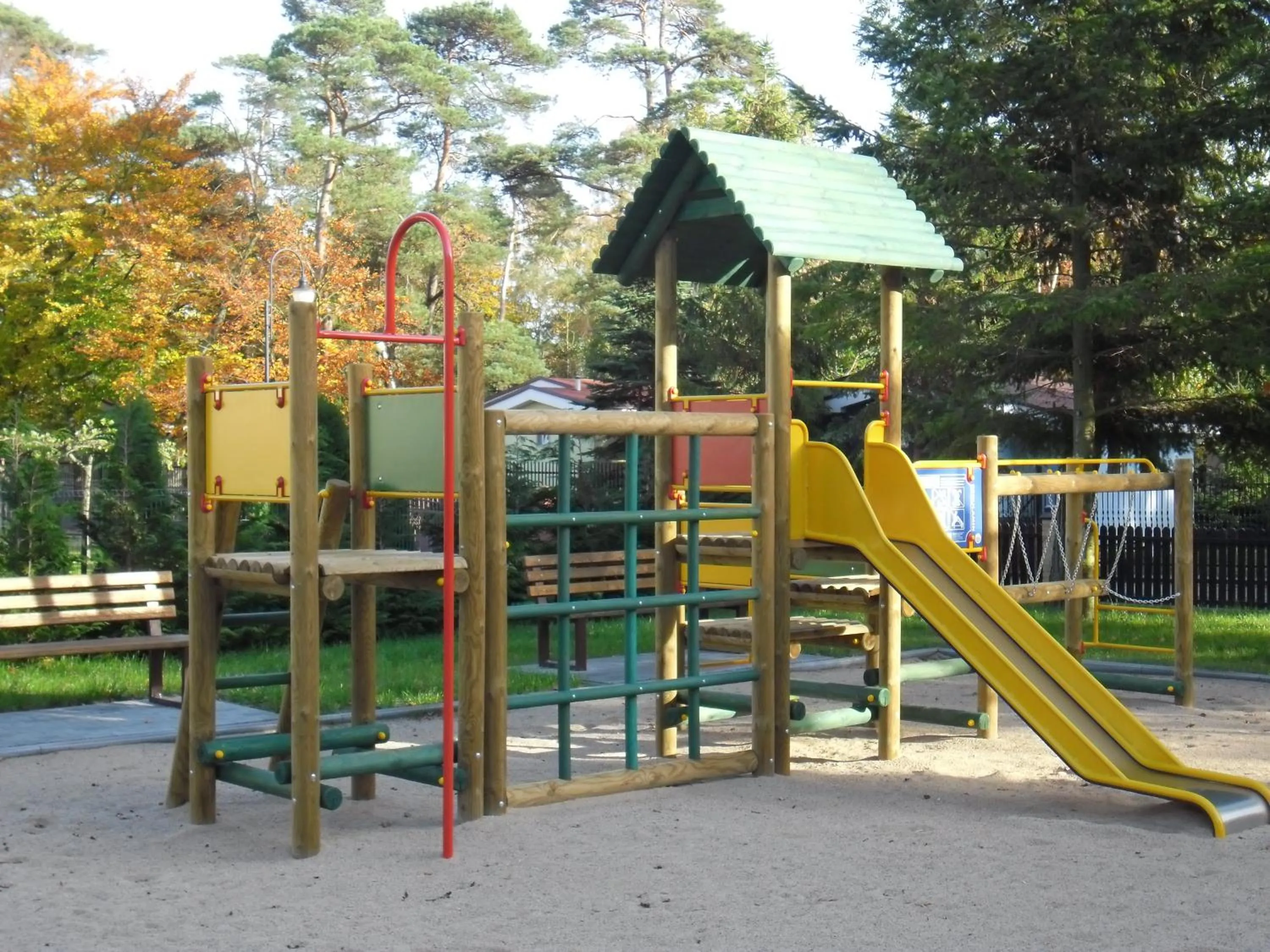 Children play ground in Leśny Dwór