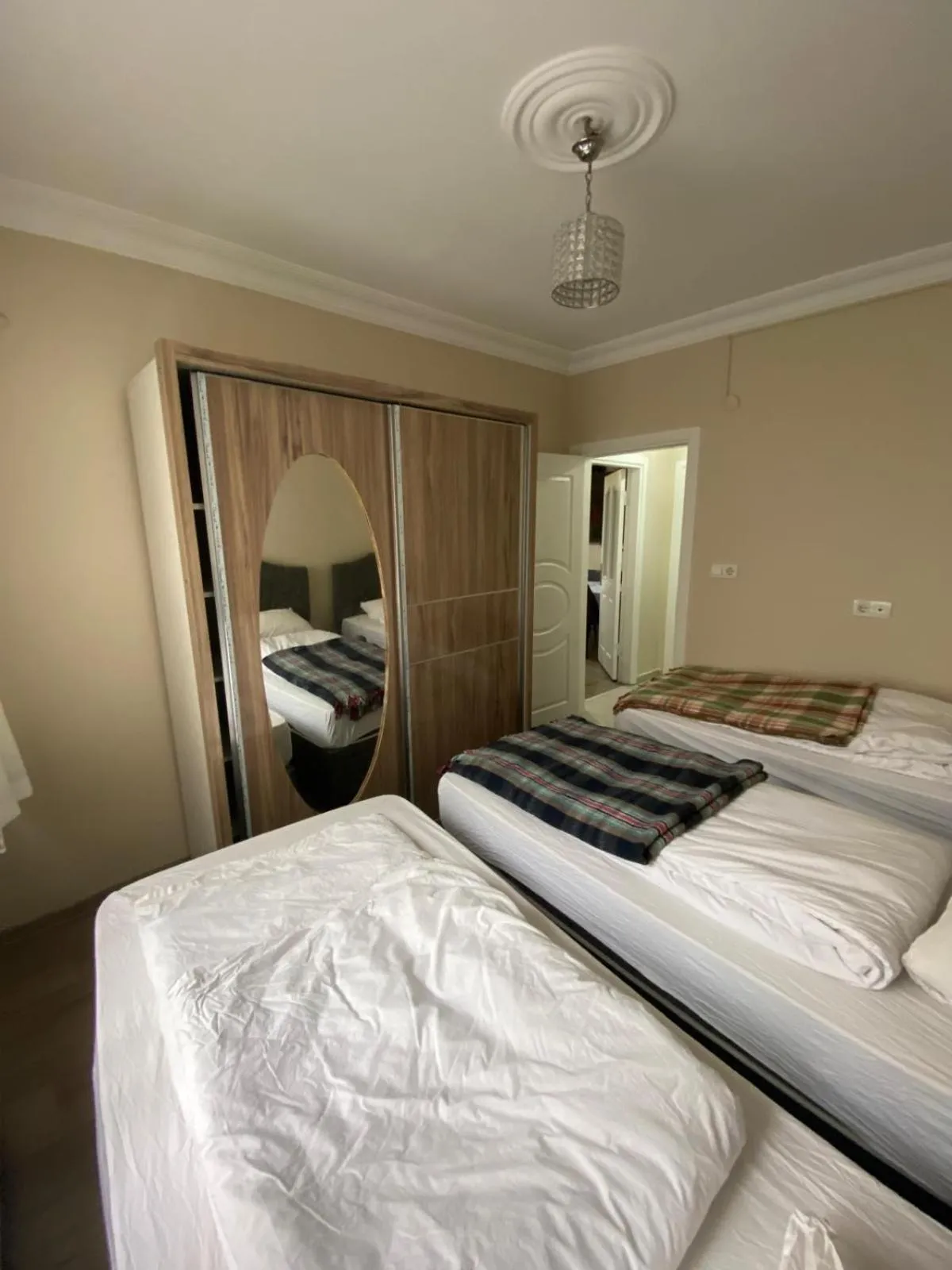 Bed in Hakan’s apartment