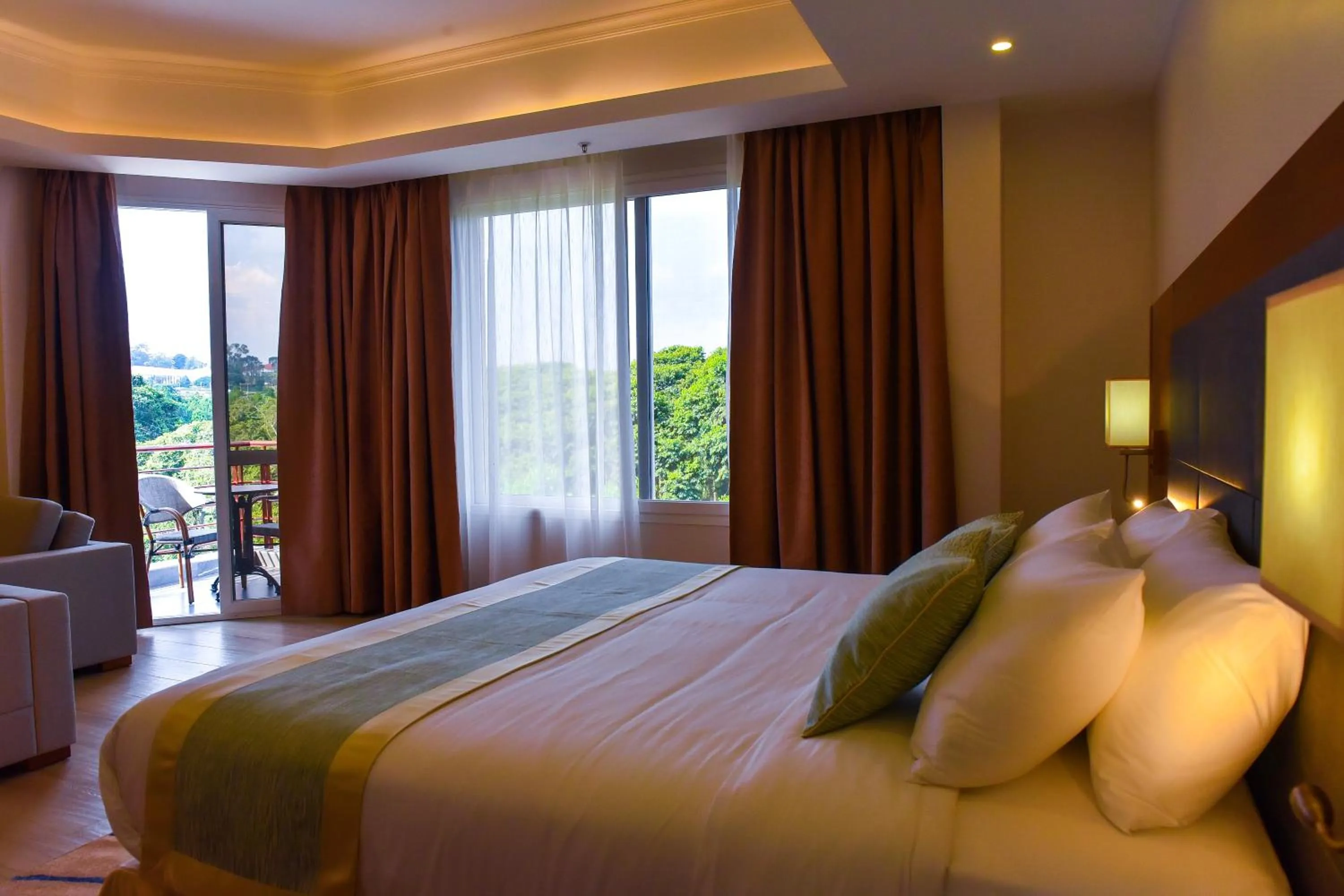 Bed in Admas Grand Hotel