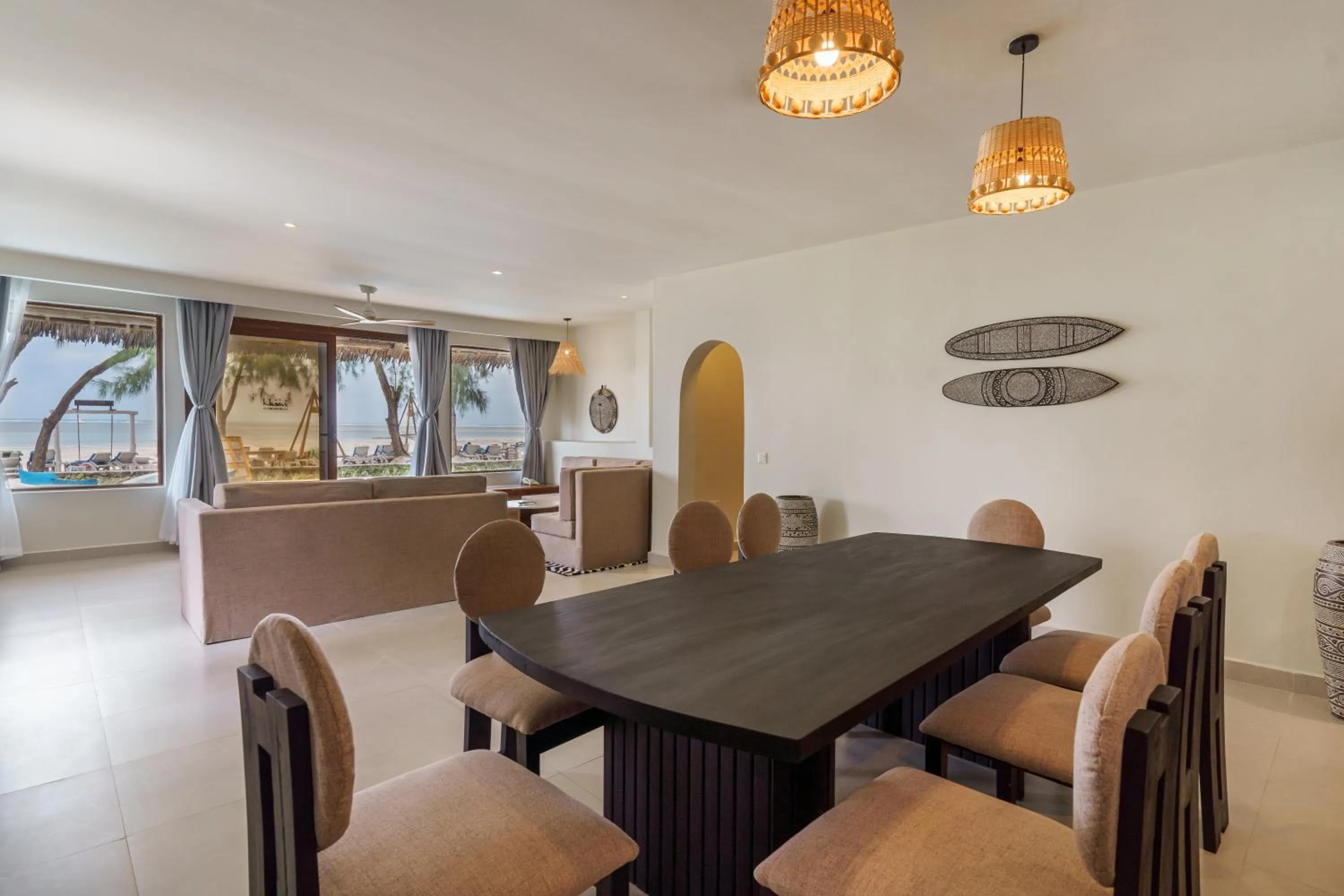 Dining area in Kiwengwa Beach Resort