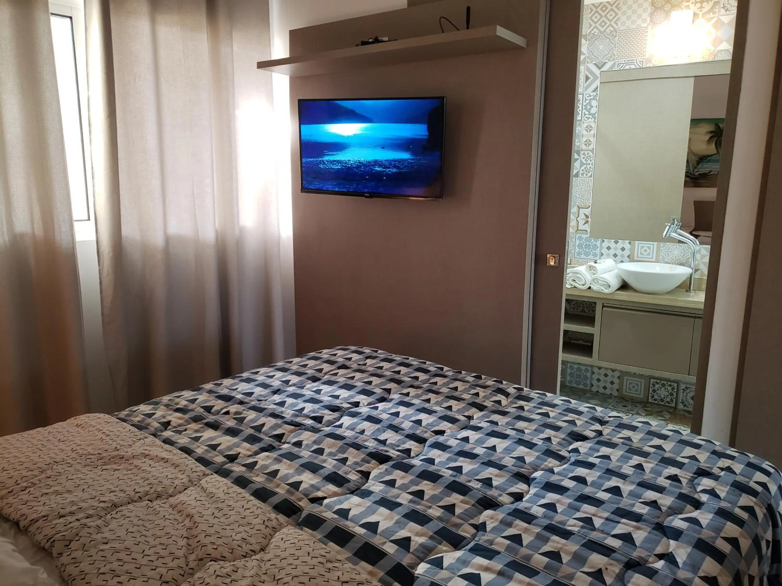 Bedroom, Bed in Solar Água Apart Pipa