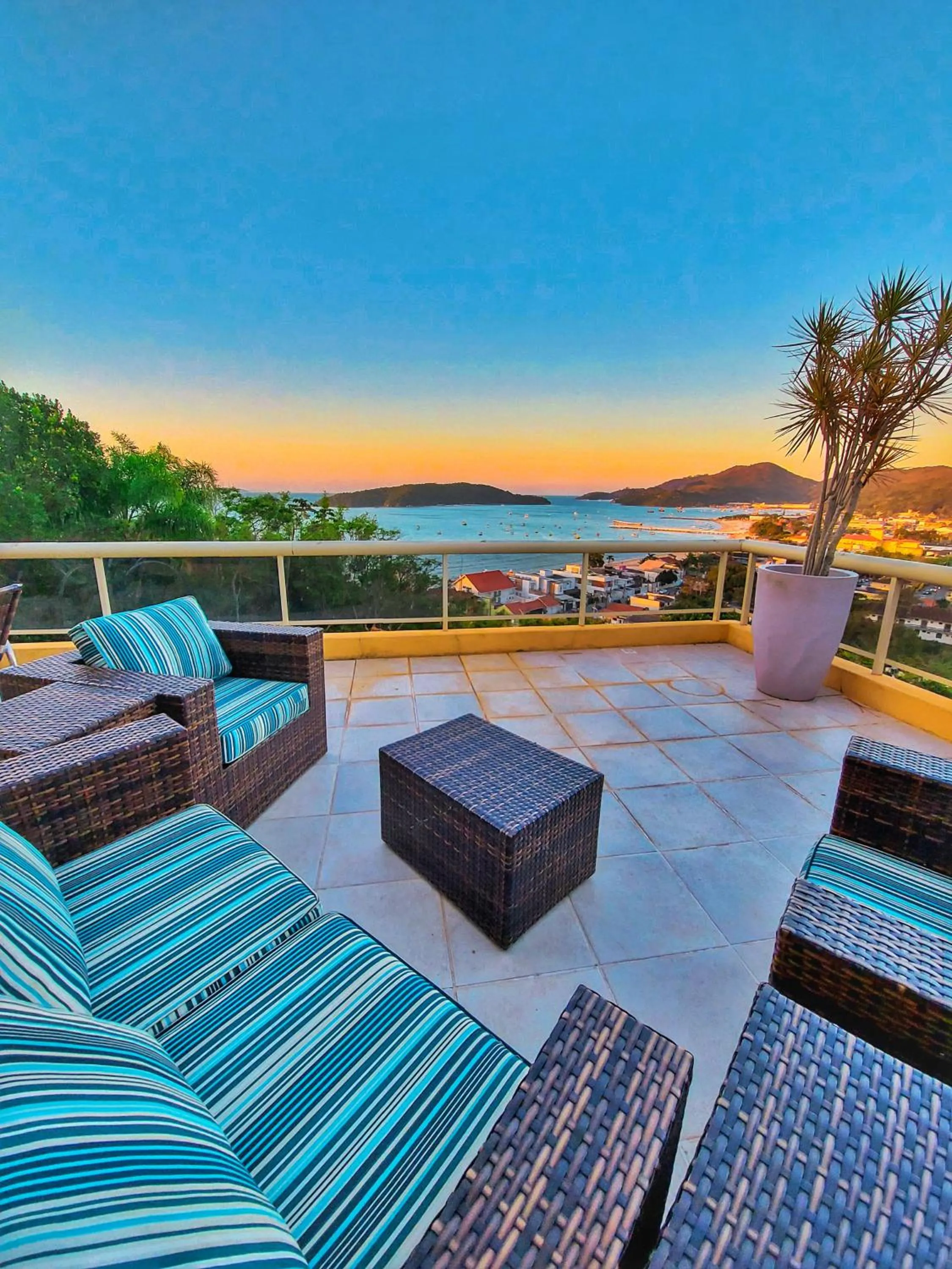 Balcony/Terrace in Morro do Sol Hotel & Eventos