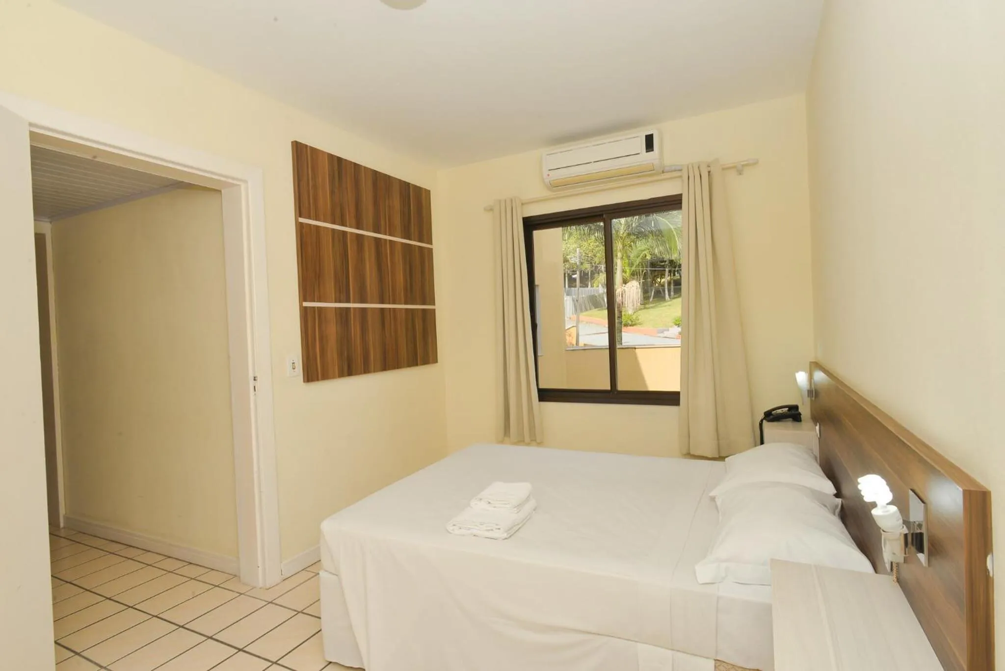Bed in Morro do Sol Hotel & Eventos