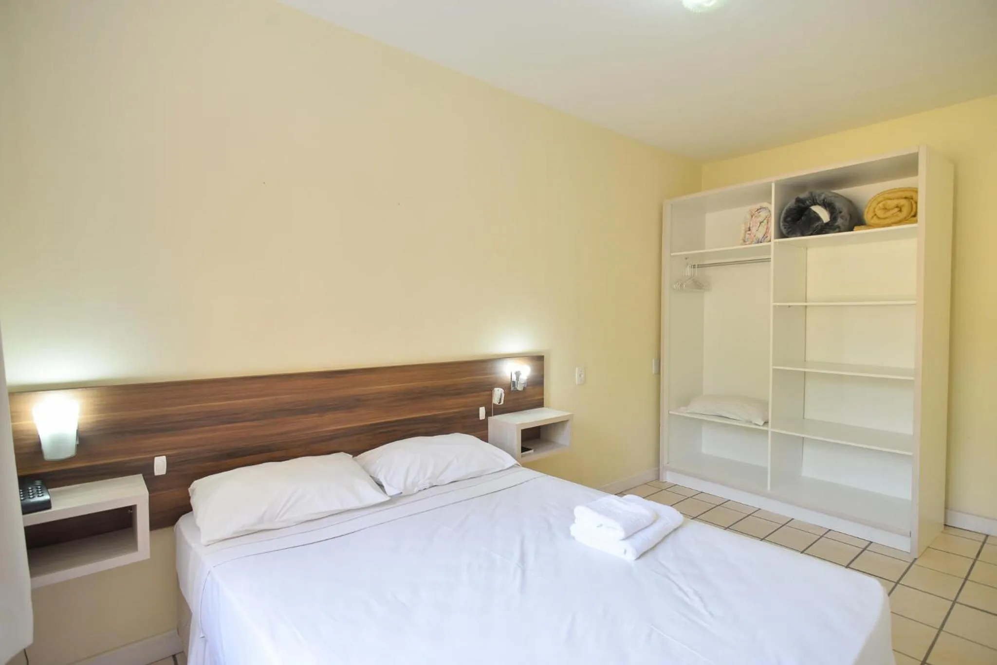 Bed in Morro do Sol Hotel & Eventos