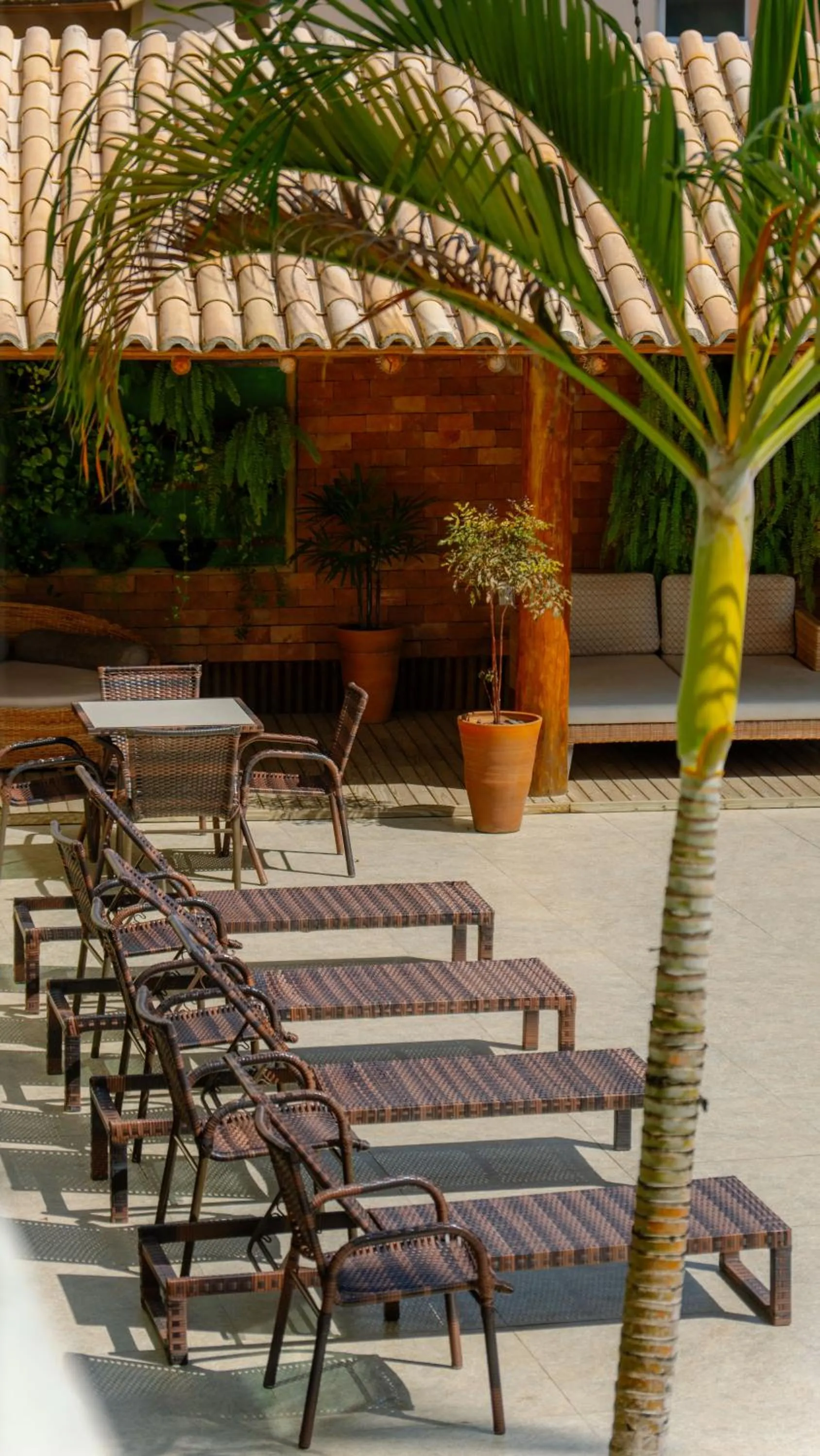 Pool view in Miola Hotel