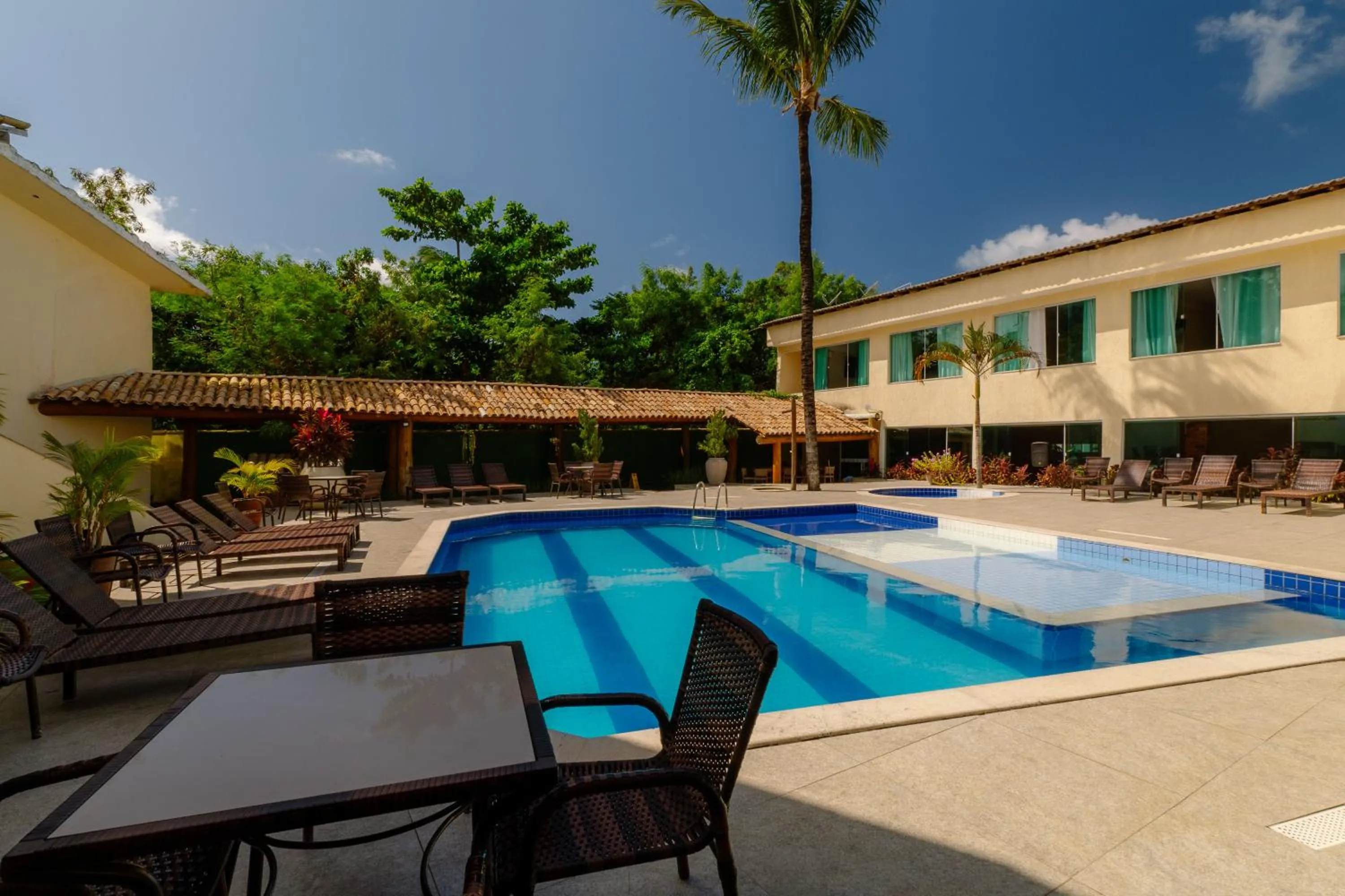 Pool view in Miola Hotel