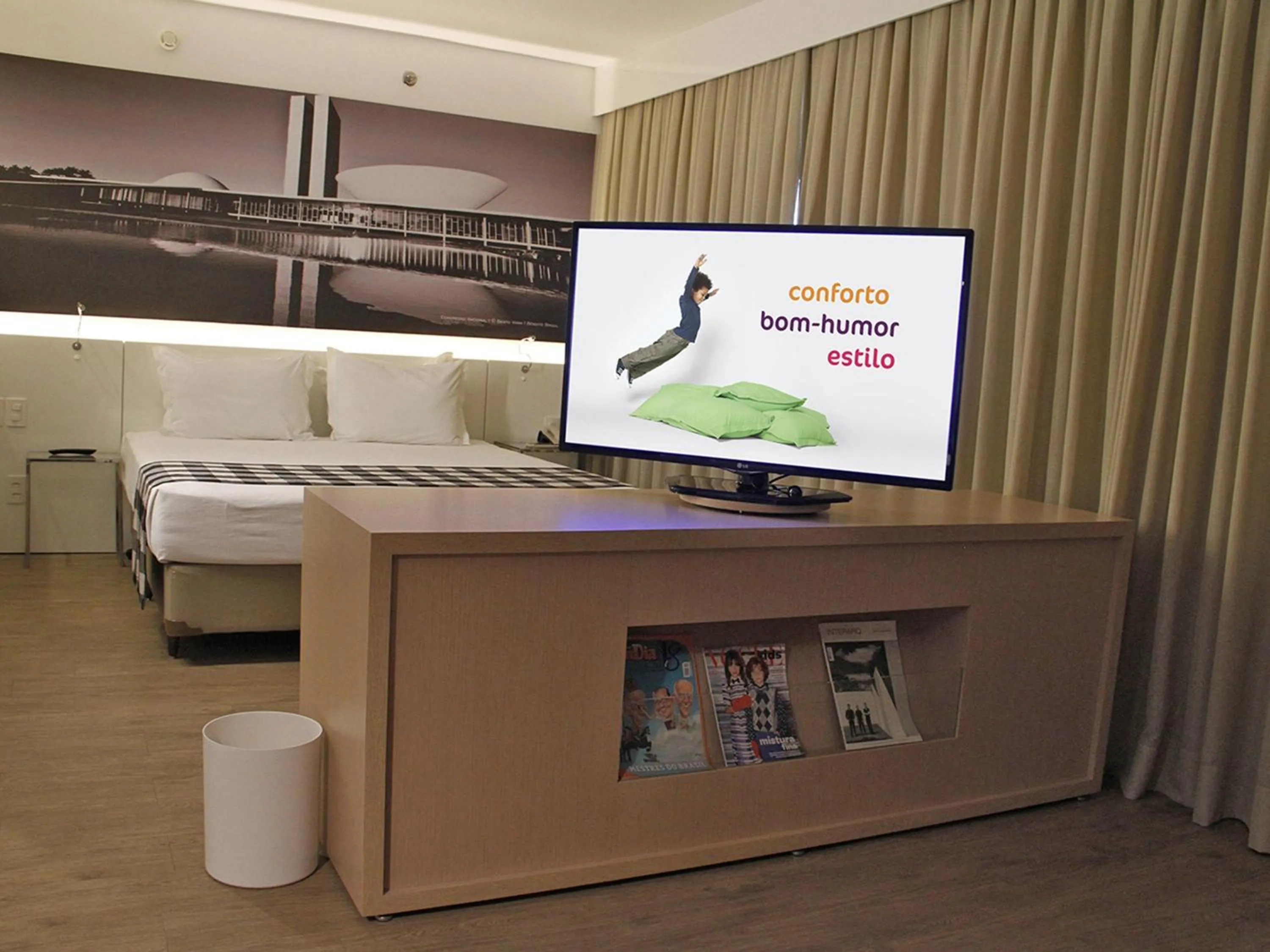 Bedroom in ibis Styles Brasilia Aeroporto