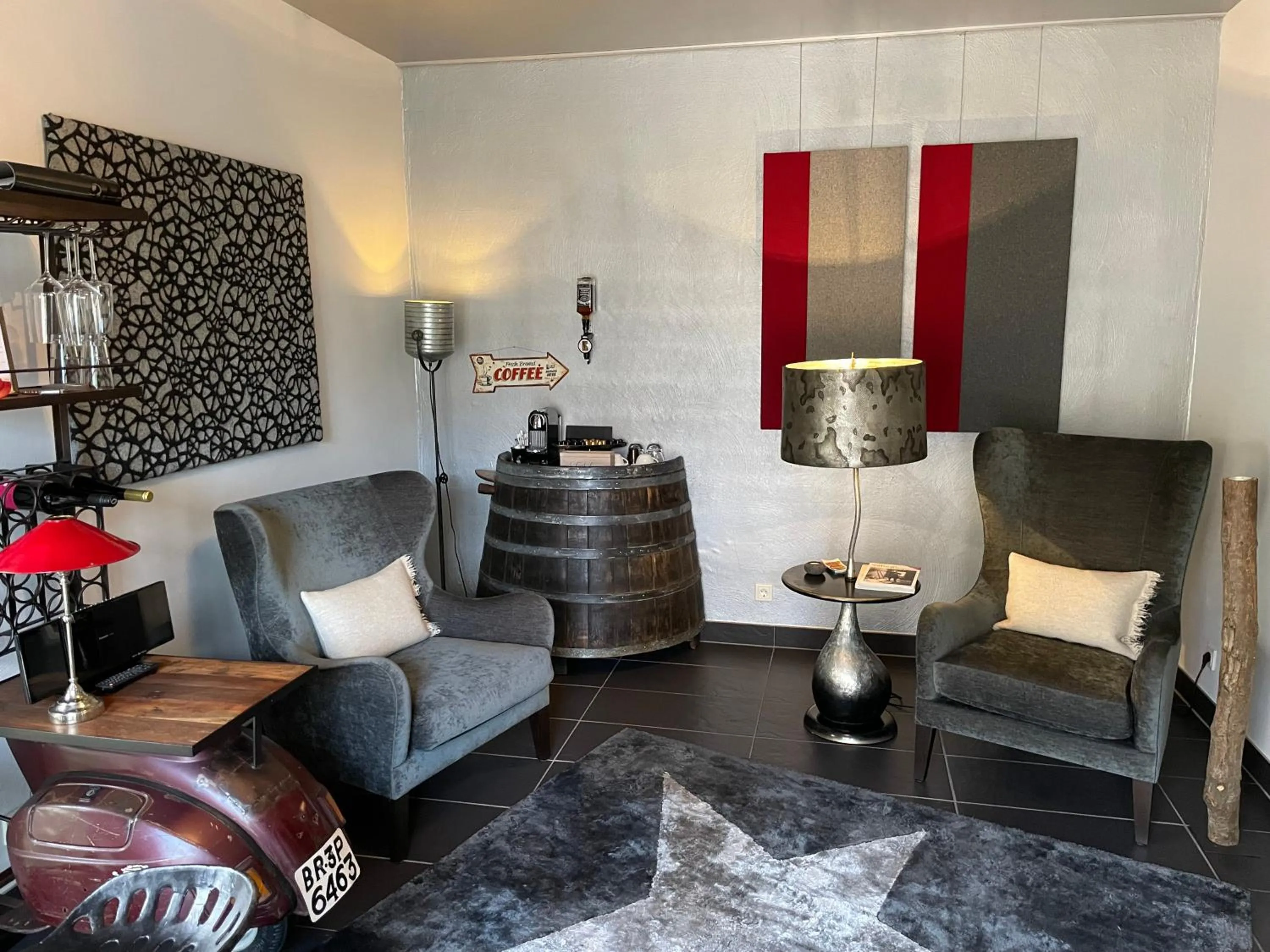 Seating area in Jugendstil-Hof