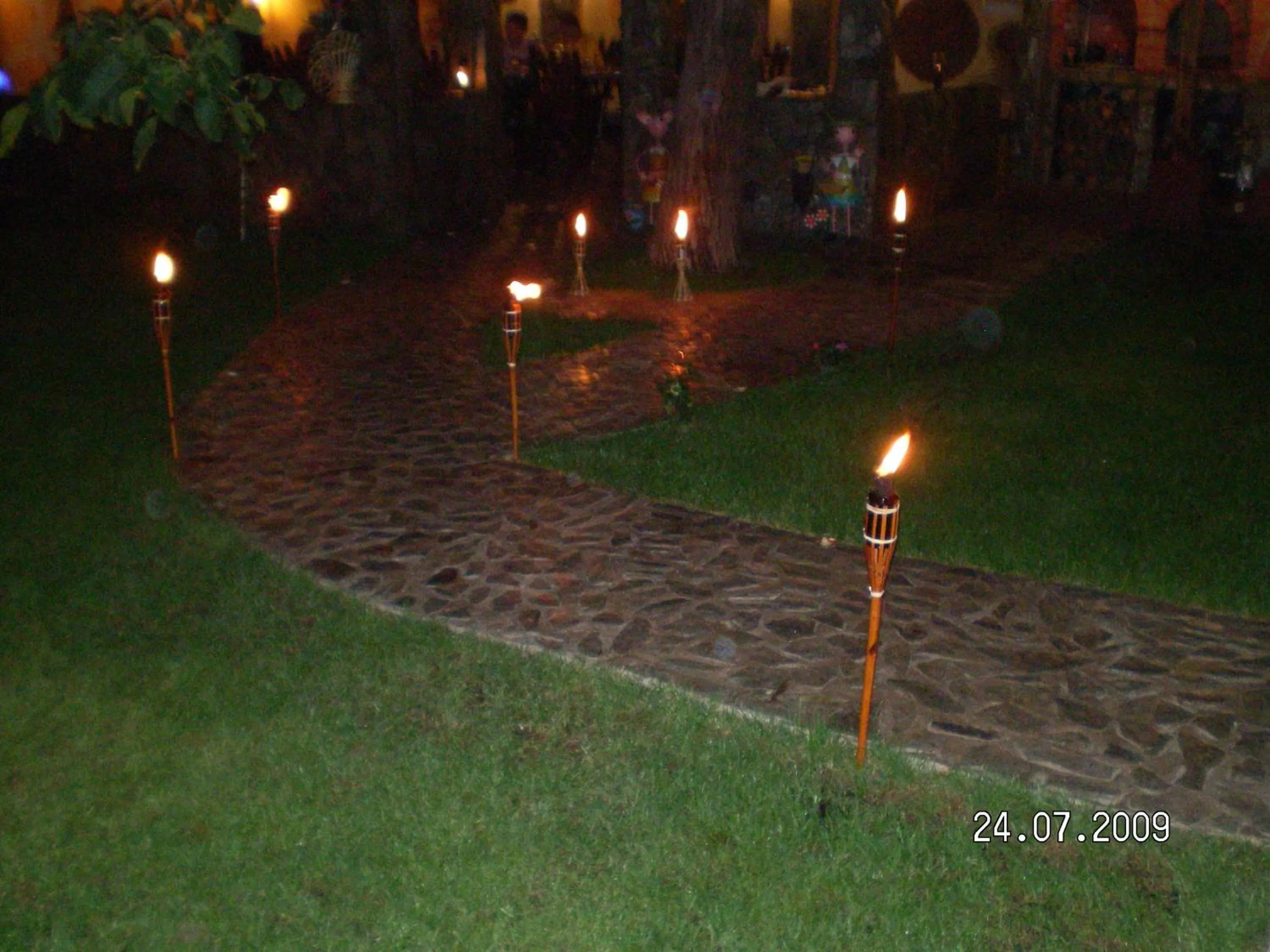 Garden in Motel Davios