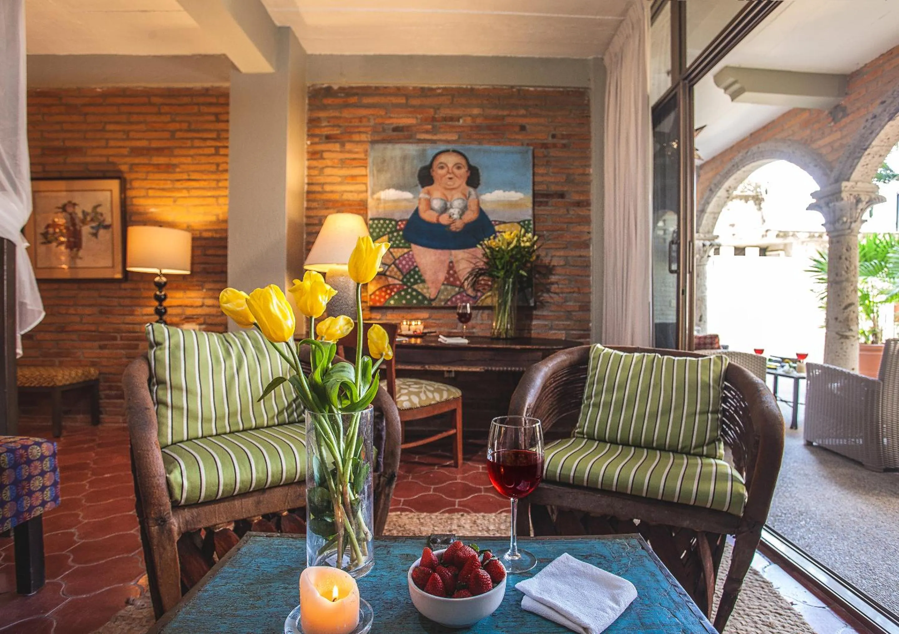 Seating area in Quinta Maria Cortez Beach Hotel