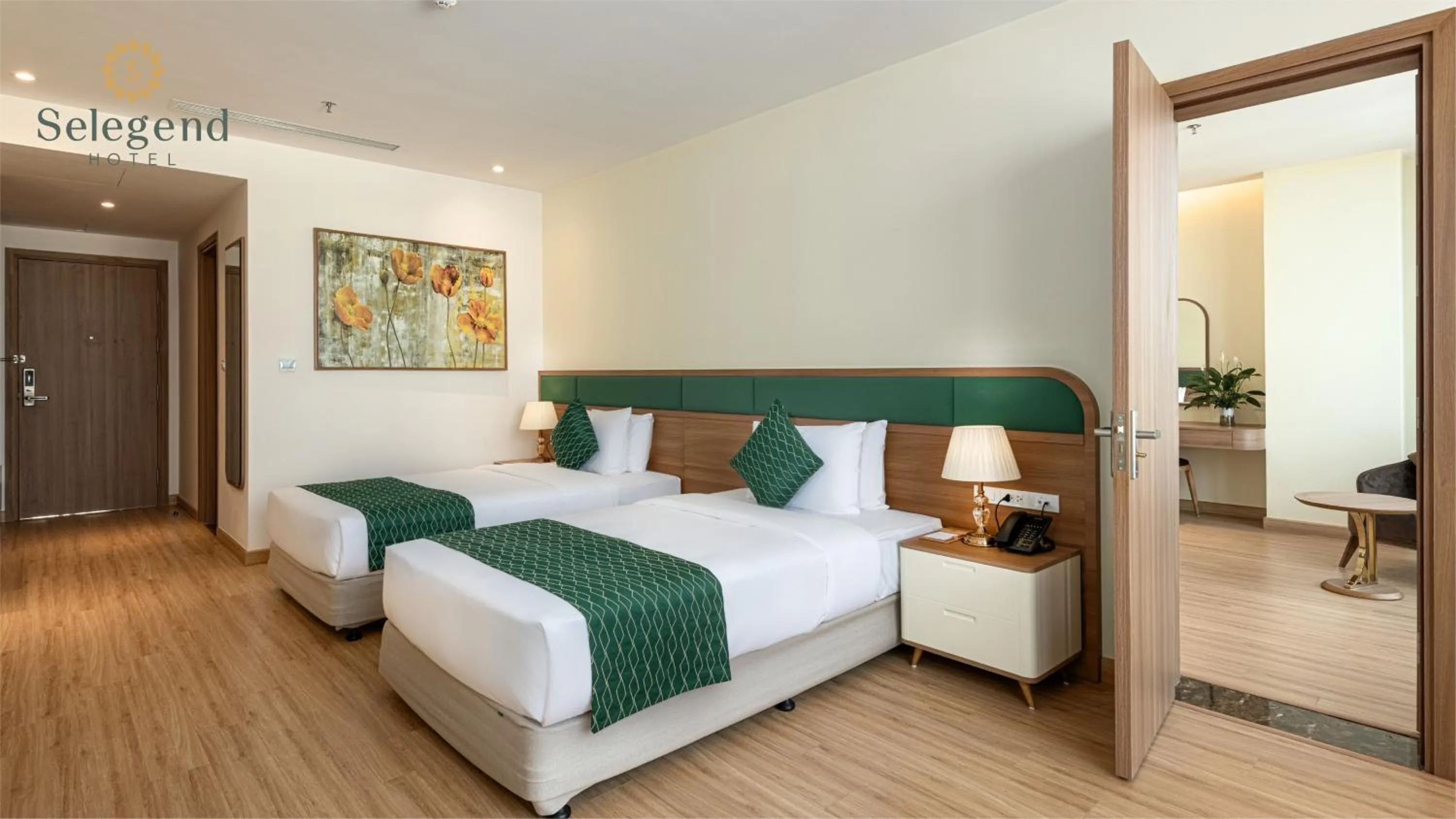 Bedroom, Bed in Selegend Hotel Thái Bình